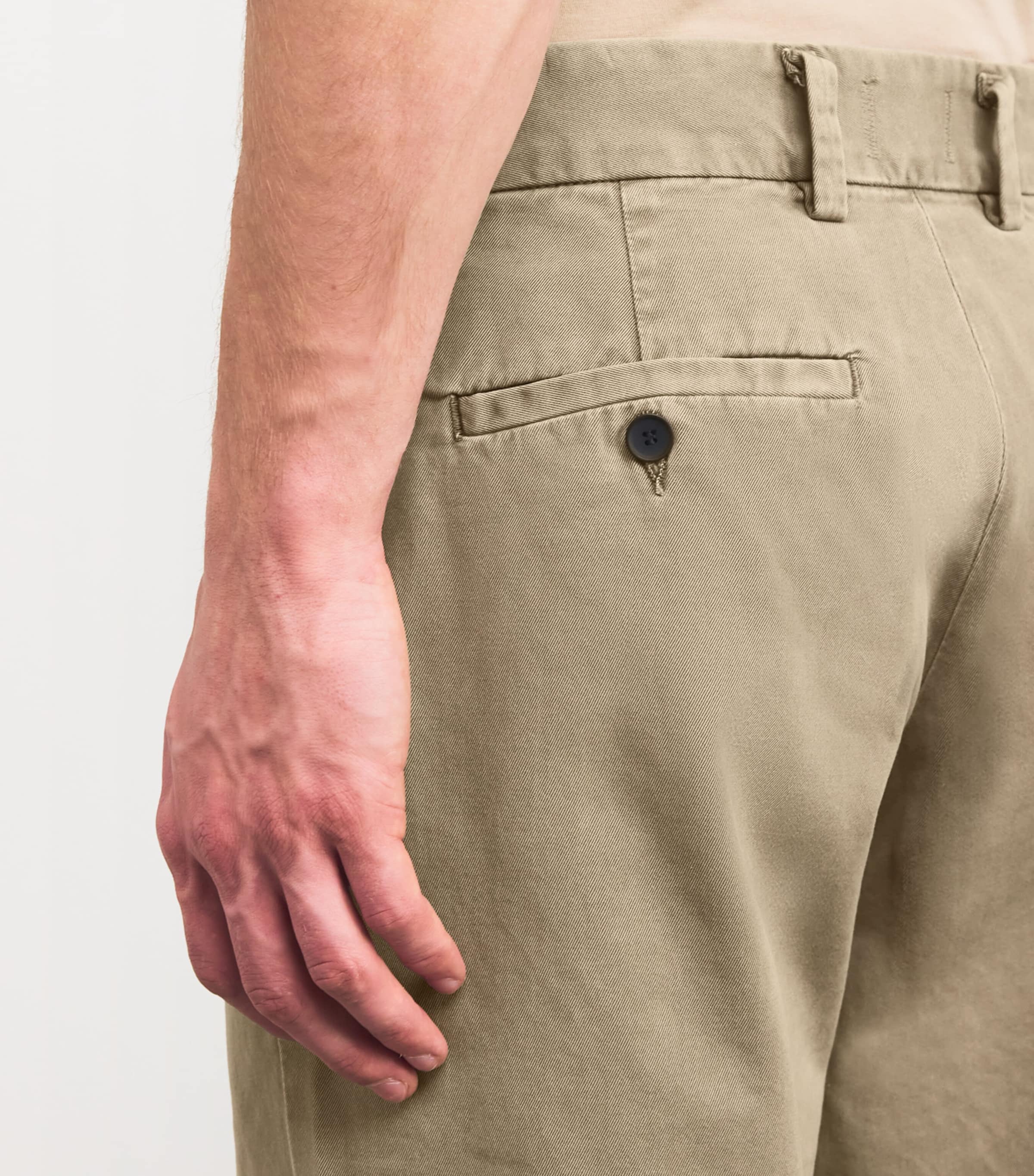 Cotton Straight Chinos AZEL-HAZEL Image 6