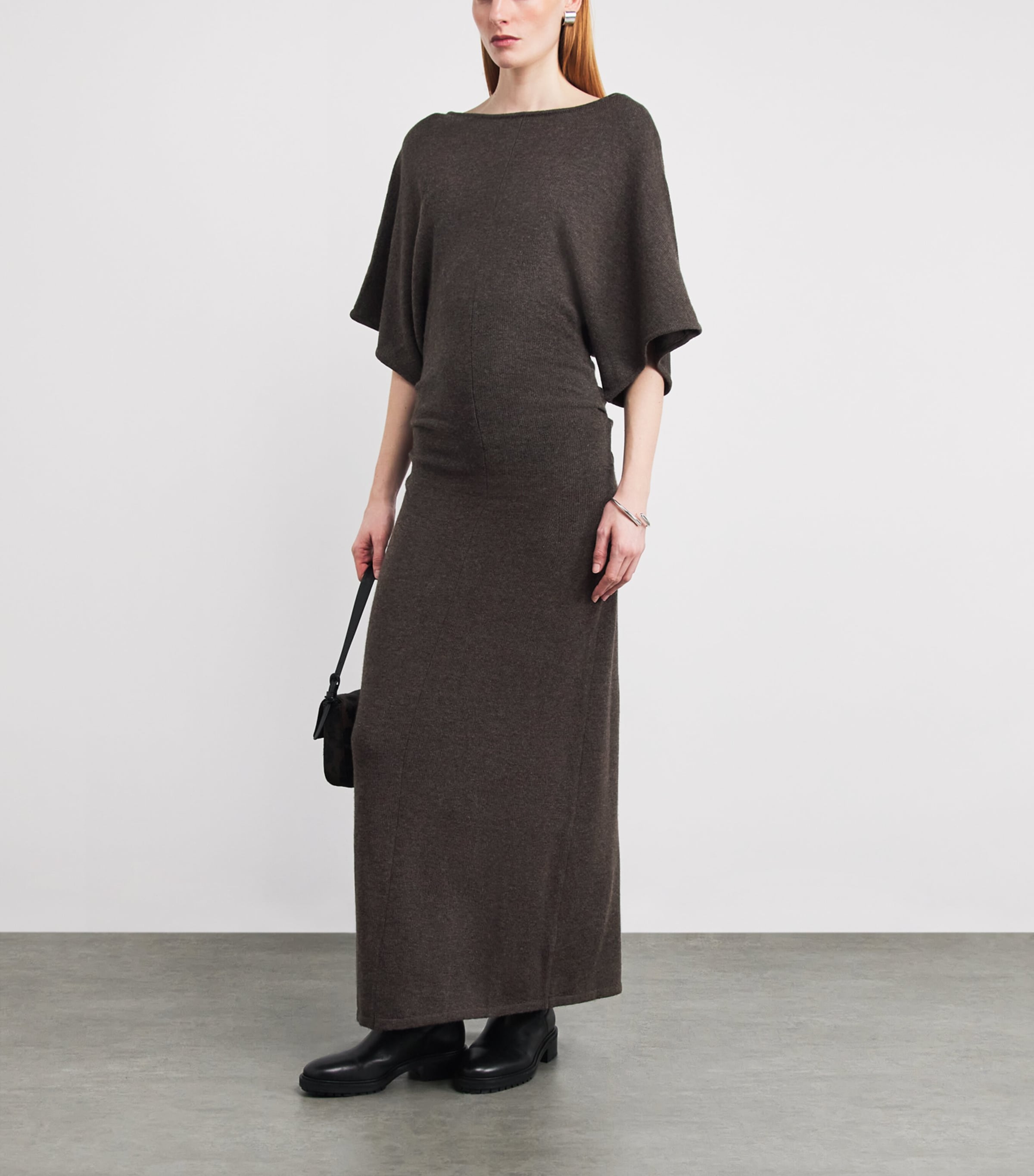Wool-Blend Amelie Midi Dress CANYON Image 2