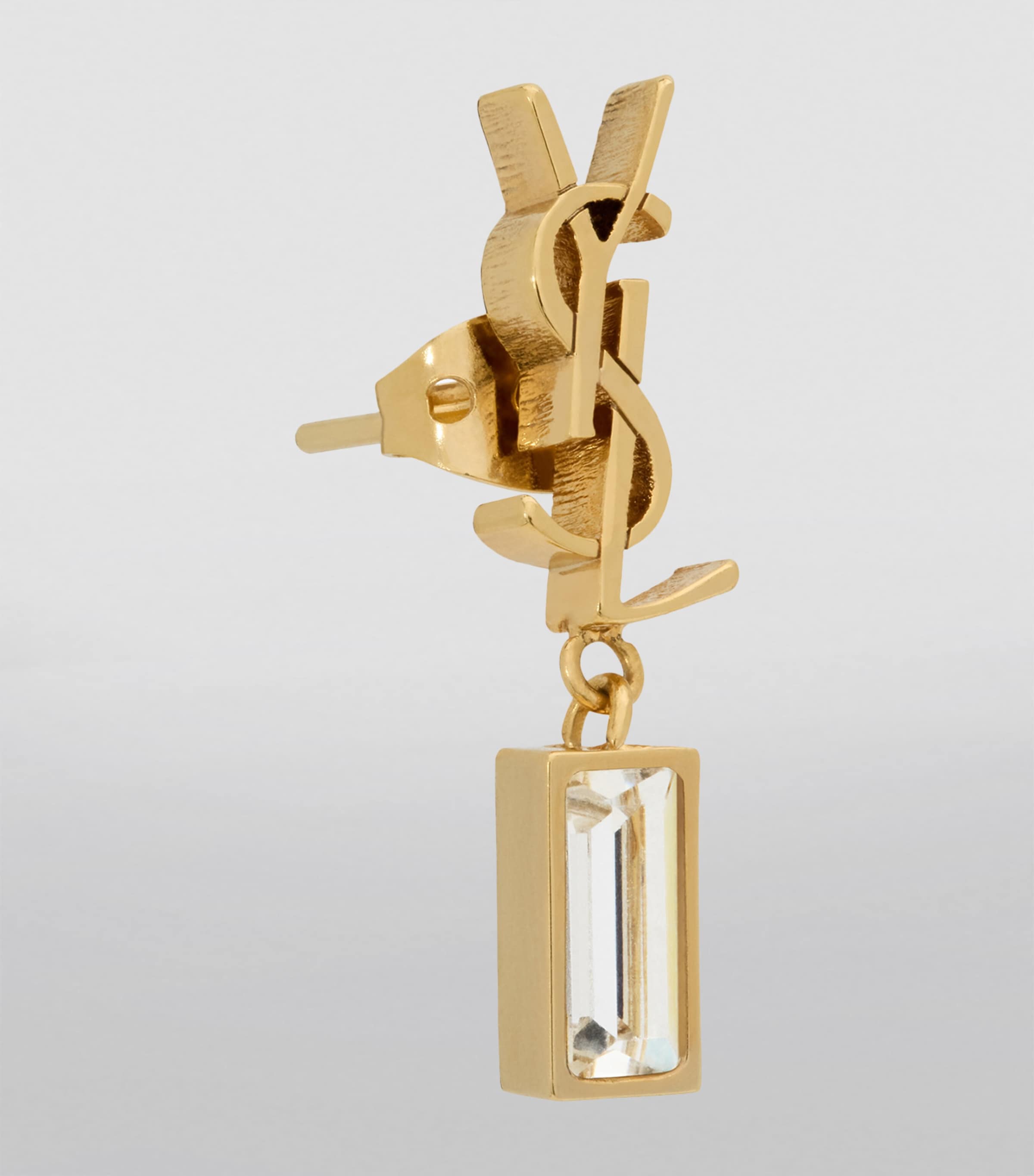 ヘアアクセサリー Saint Laurent Cassandre spill in gold l Saint Laurent Cassandre Tassel Earrings in Metal | Saks