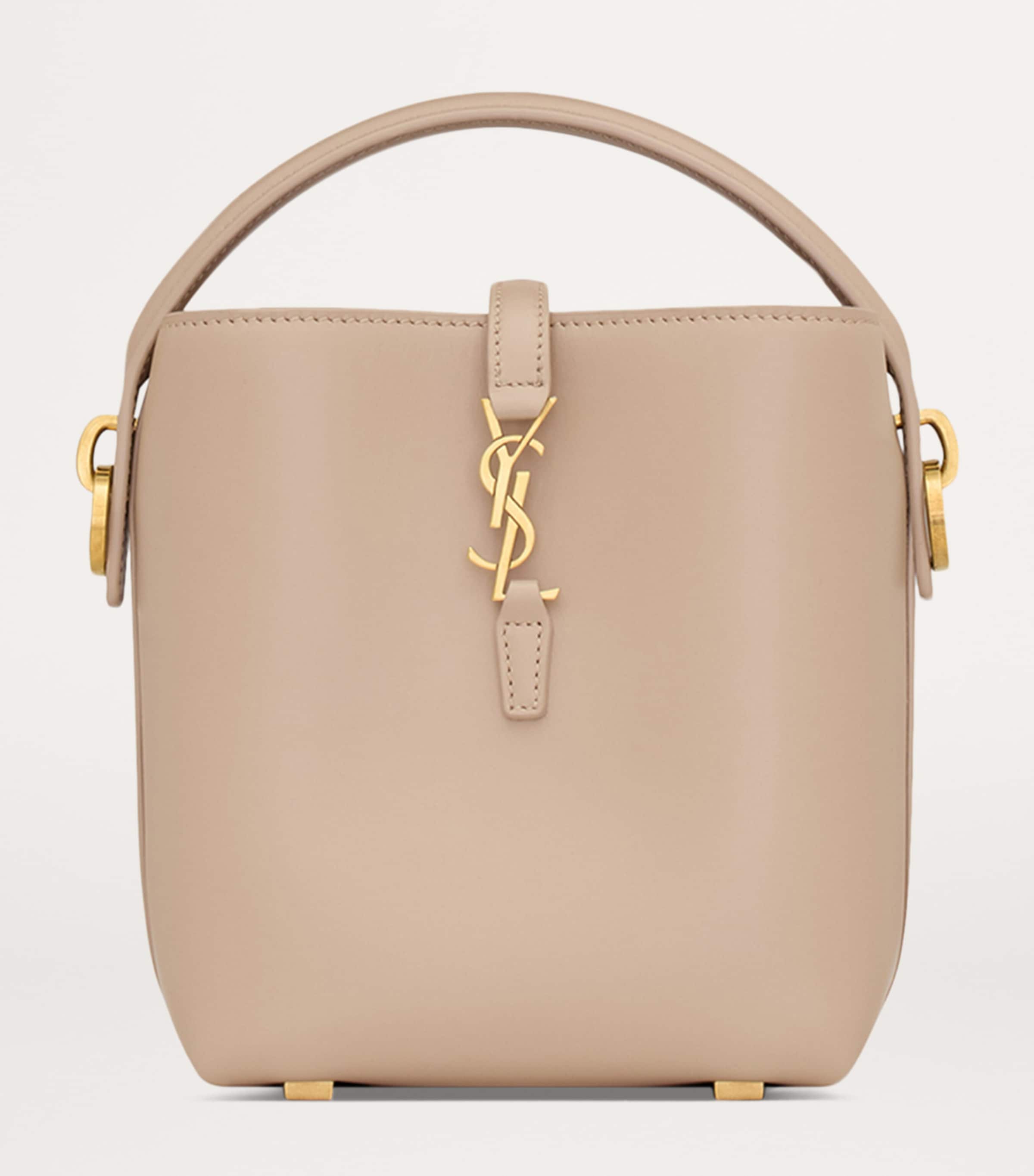 送料関税込【SAINT LAURENT】Le 37 ミニ ラフィアバケットバッグ SAINT LAURENT Le 37 レザー ミニバケットバッグ | NET-A-PORTER