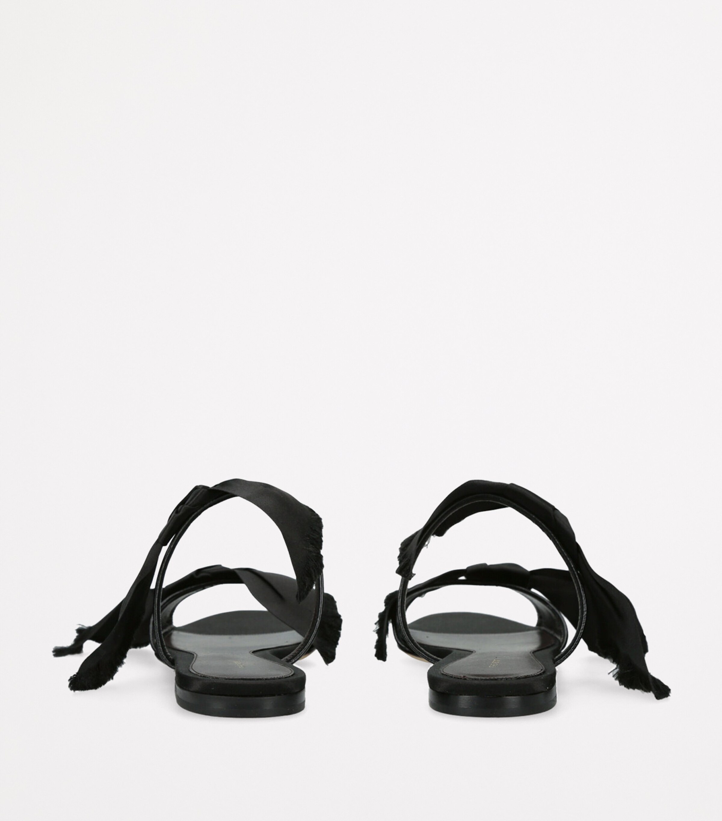 Voluptas Satin Slides BLACK Image 2