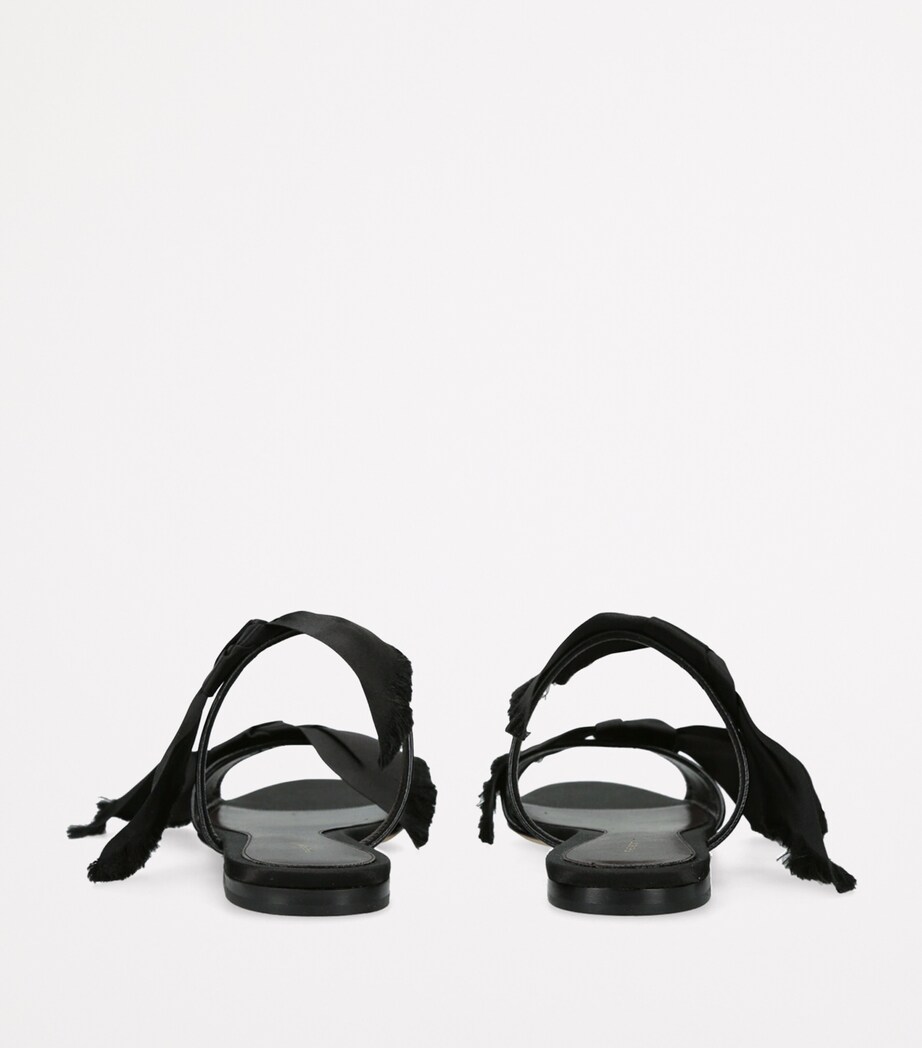 Voluptas Satin Slides BLACK Image 2