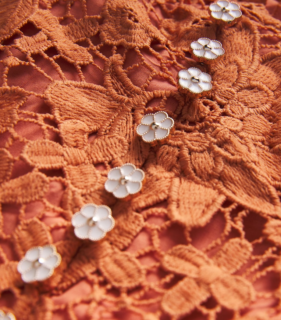 Embroidered Esme Mini Dress (3-16 Years) CINNAMON Image 3
