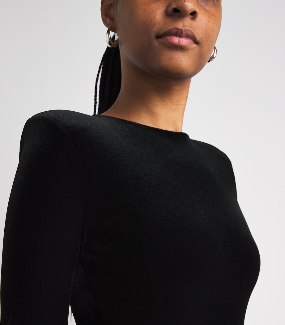 Maneater Thong Bodysuit BLACK Image 6