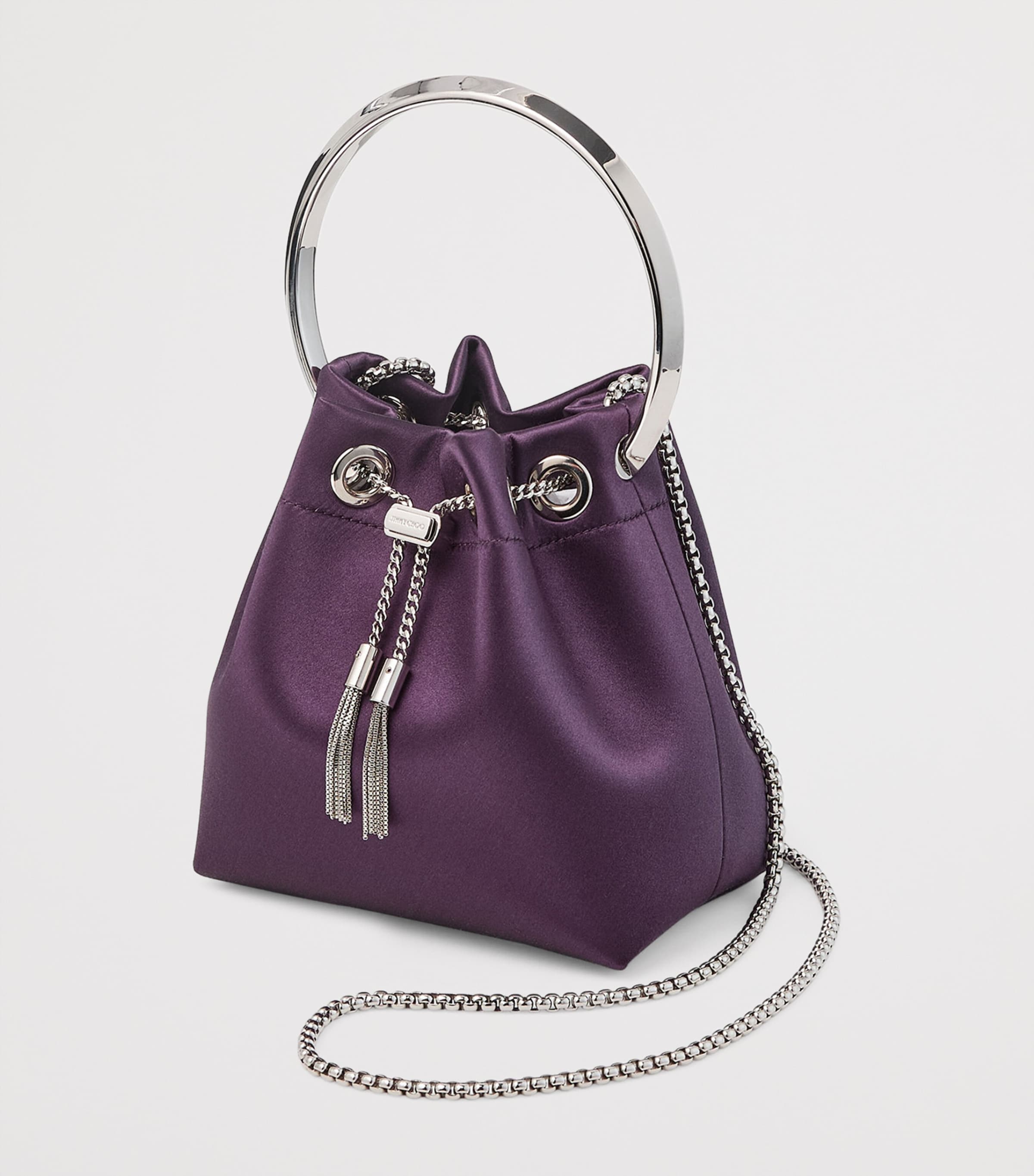 Bon Bon Satin Top-Handle Bag WINTER BLOOM/SILVER Image 2
