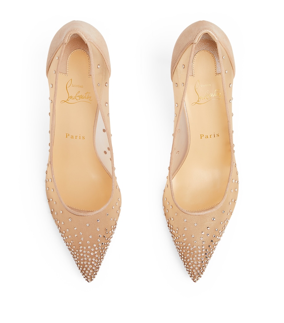 Follies Strass Suede Pumps 85 F065 Image 6