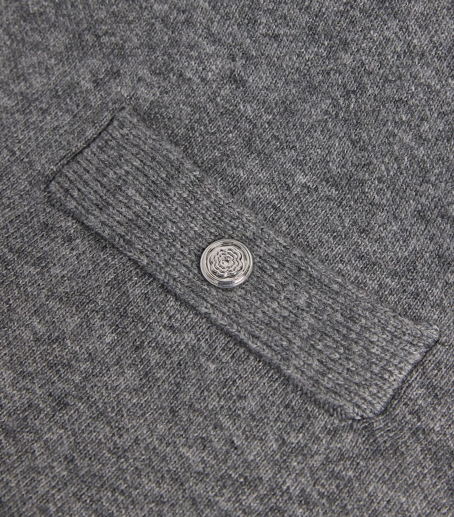 Knitted Rollneck Mini Dress GREY Image 5