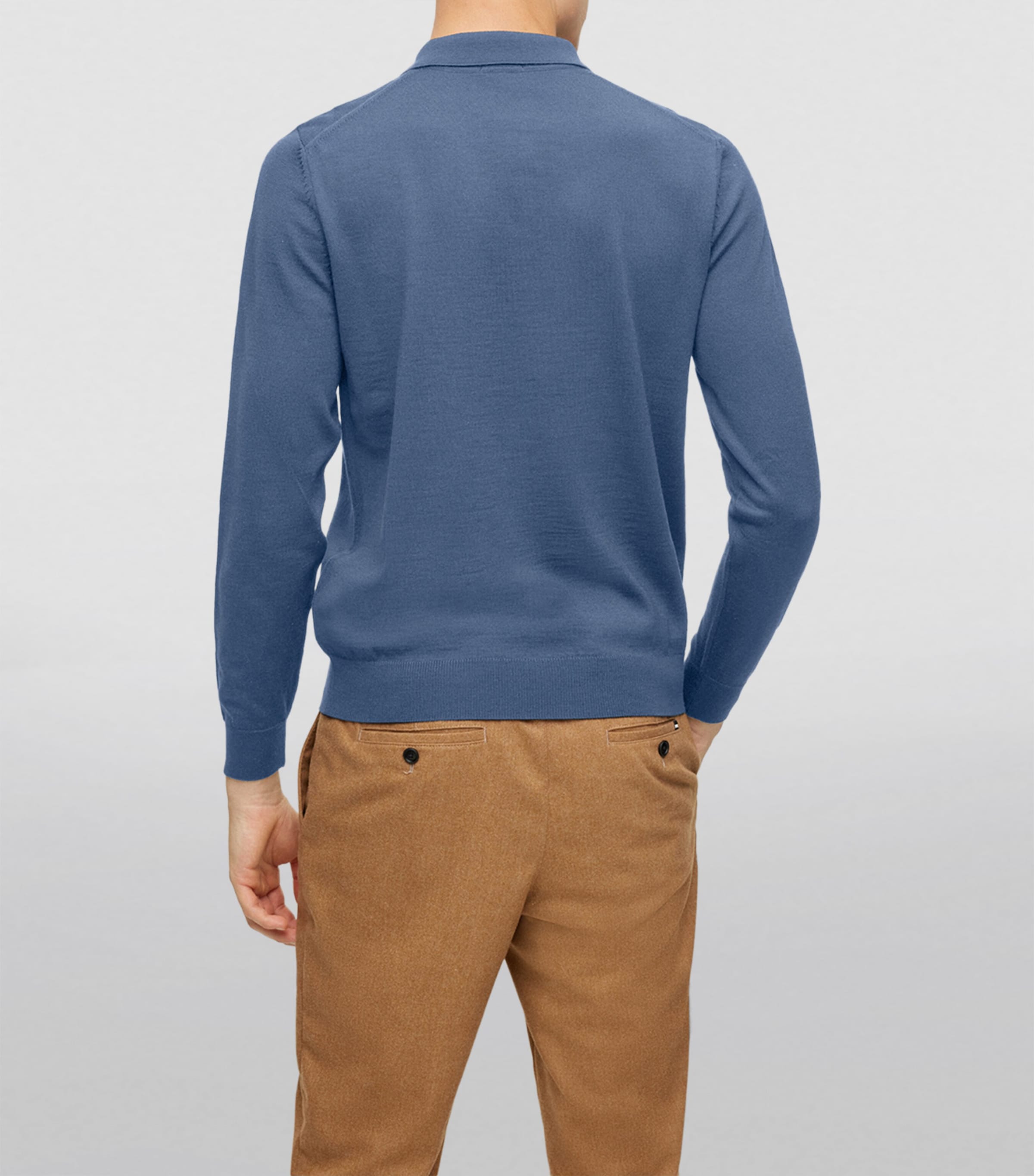 Wool Polo Shirt 001 Image 4
