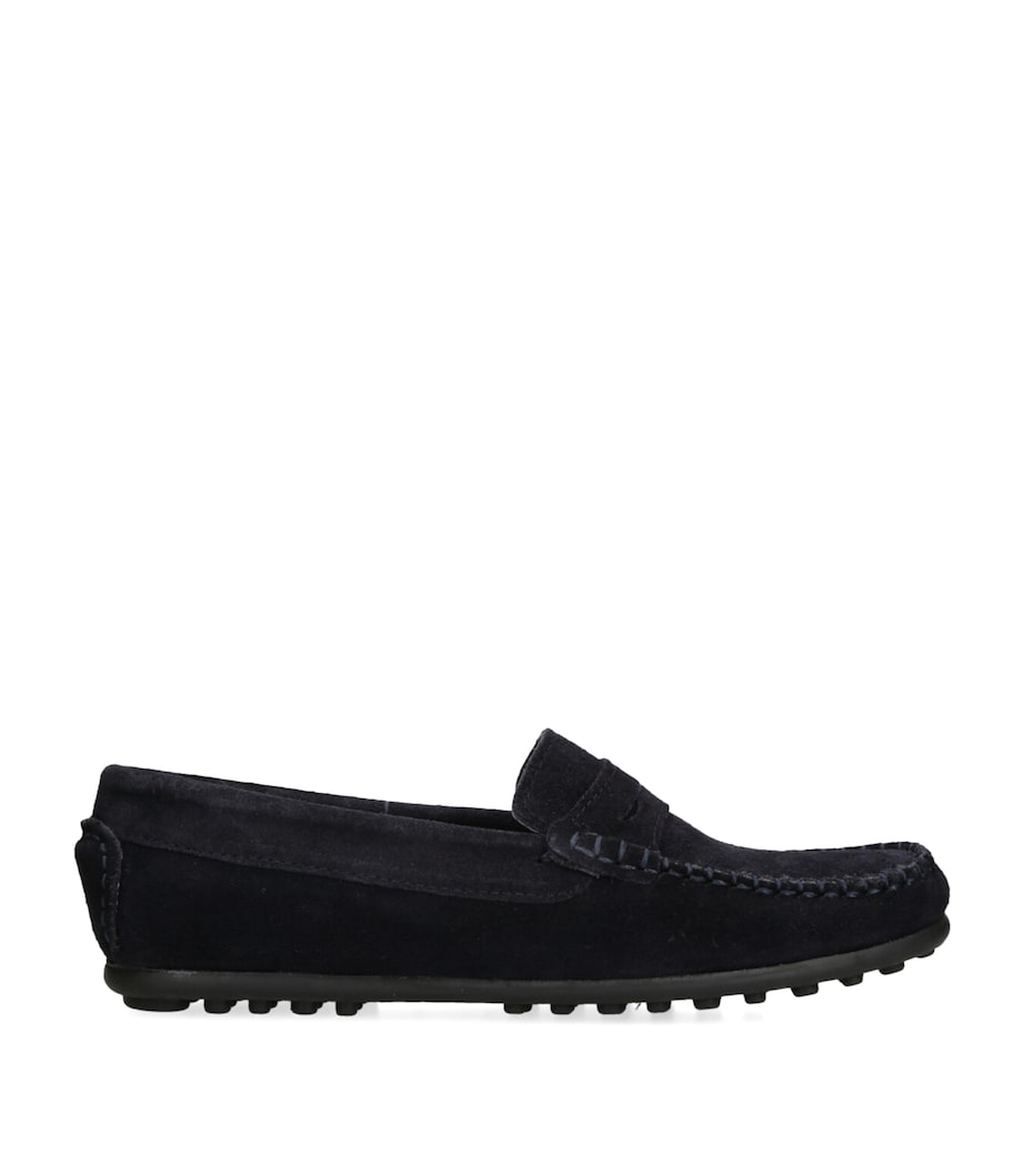 Leather Felix Loafers NAVY Image 1