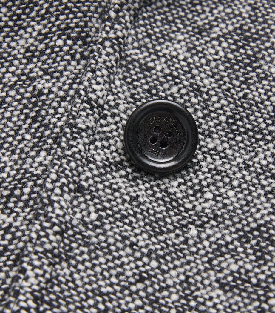 Wool-Silk Blazer WHITE BLACK Image 5