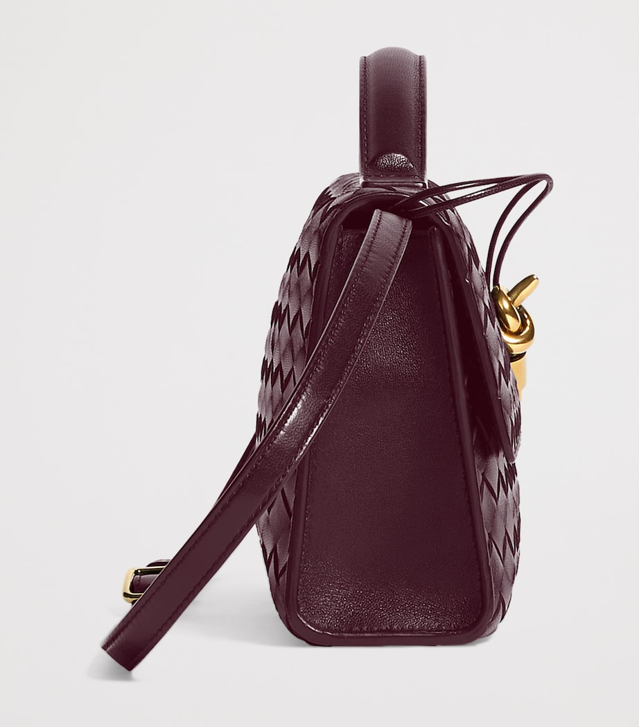 Bottega Veneta Leather Andiamo 25 Clutch Bag Image 2