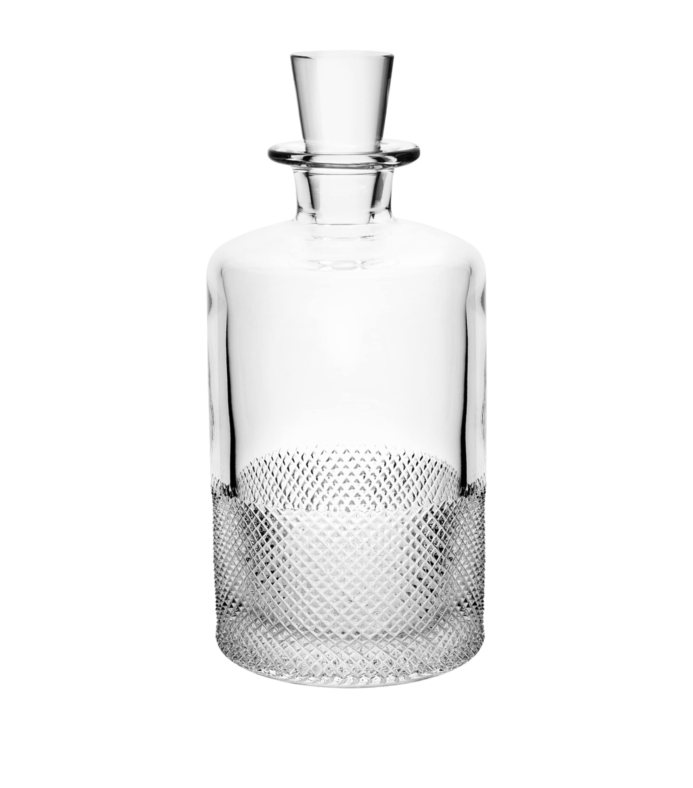 Shop Richard Brendon Diamond Decanter In Clear