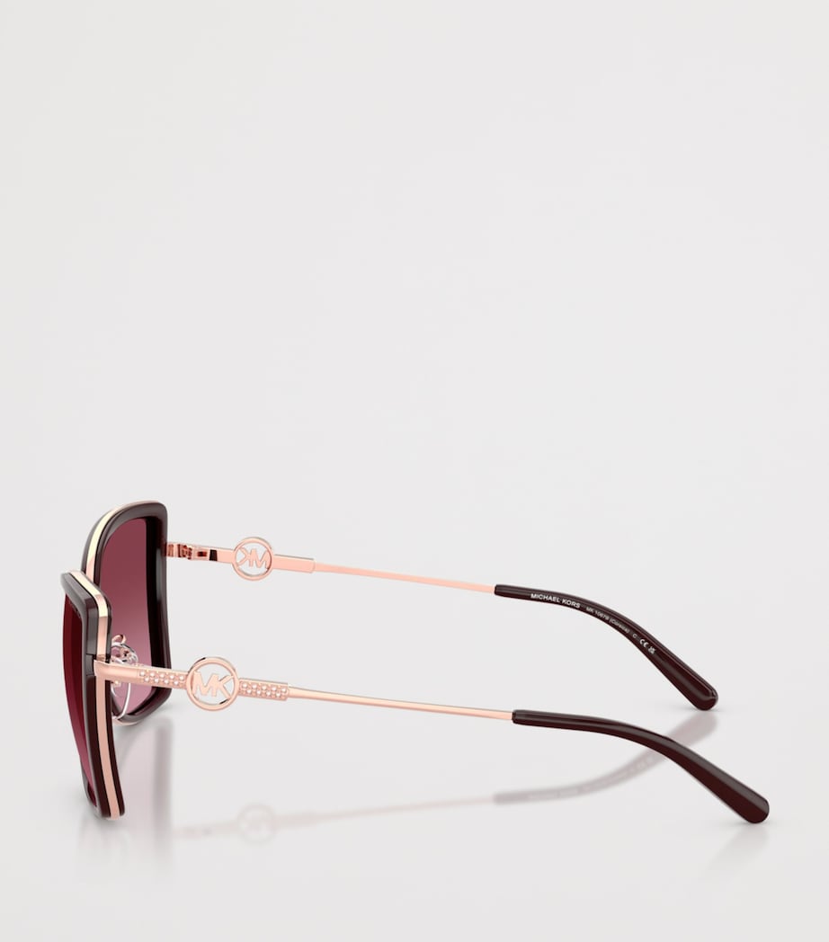 Michael Kors Corsica Butterfly Sunglasses Gold Image 3
