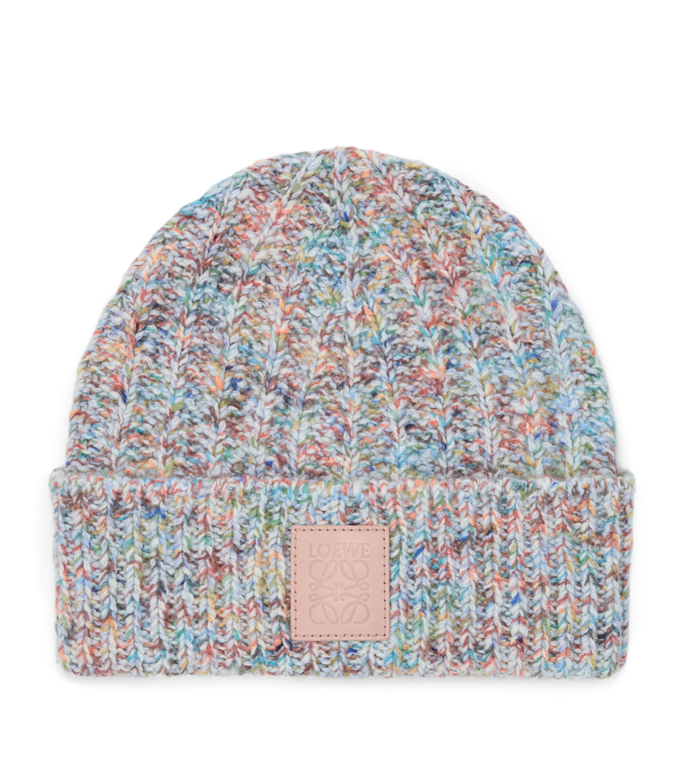 Loewe Wool-cashmere-blend Logo Beanie