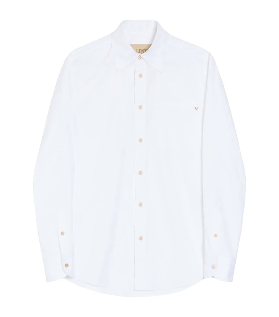 Valentino Mens Cotton VGold Shirt Image 1