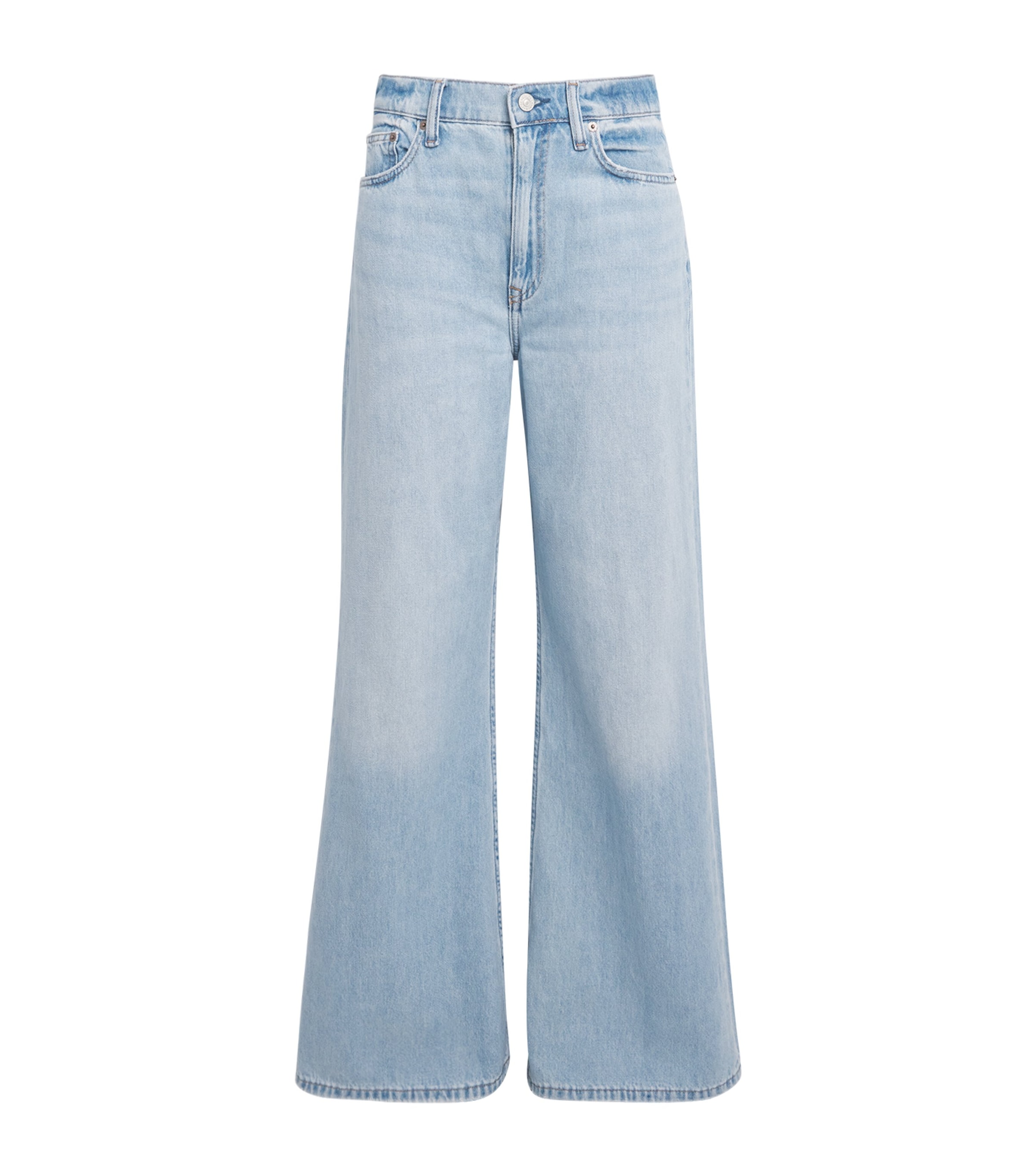 Polo Ralph Lauren High-rise Wide-leg Jeans In Blue