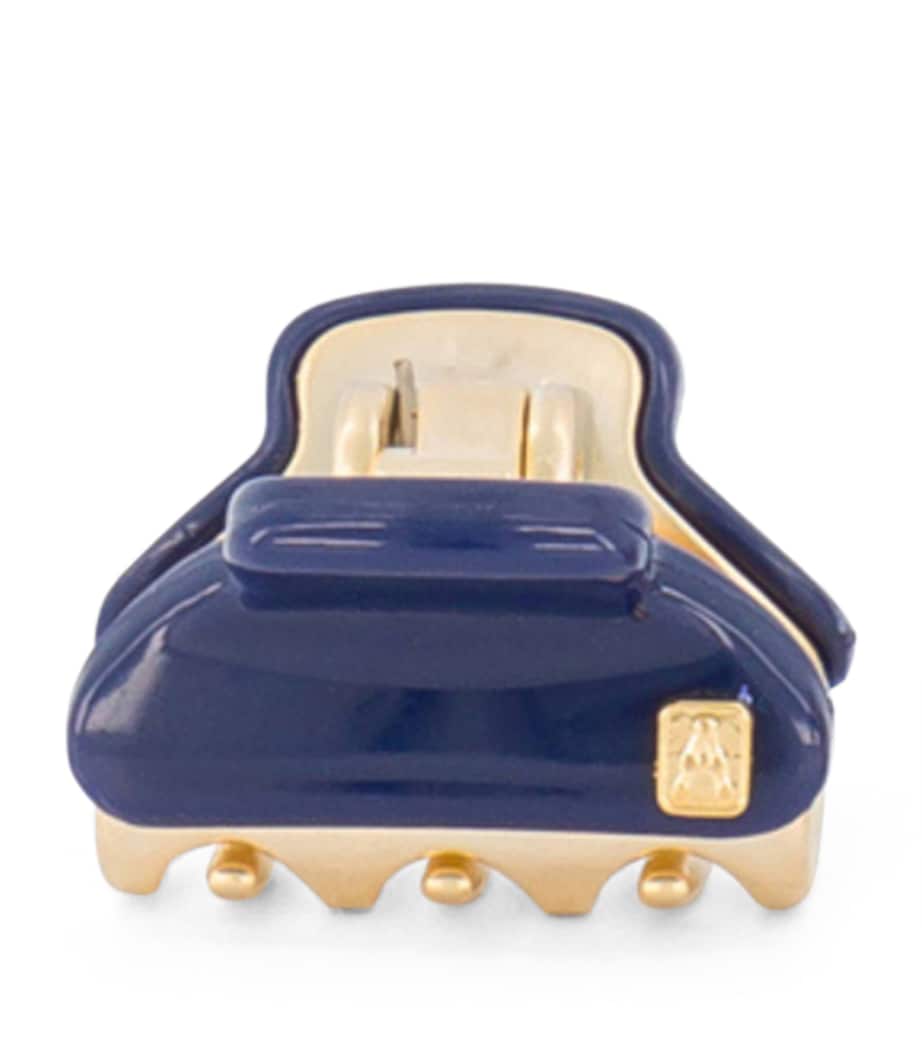 Gold-Plated Mini Claw Hair Clips (Set of 2) M5- MARINE/OR Image 1