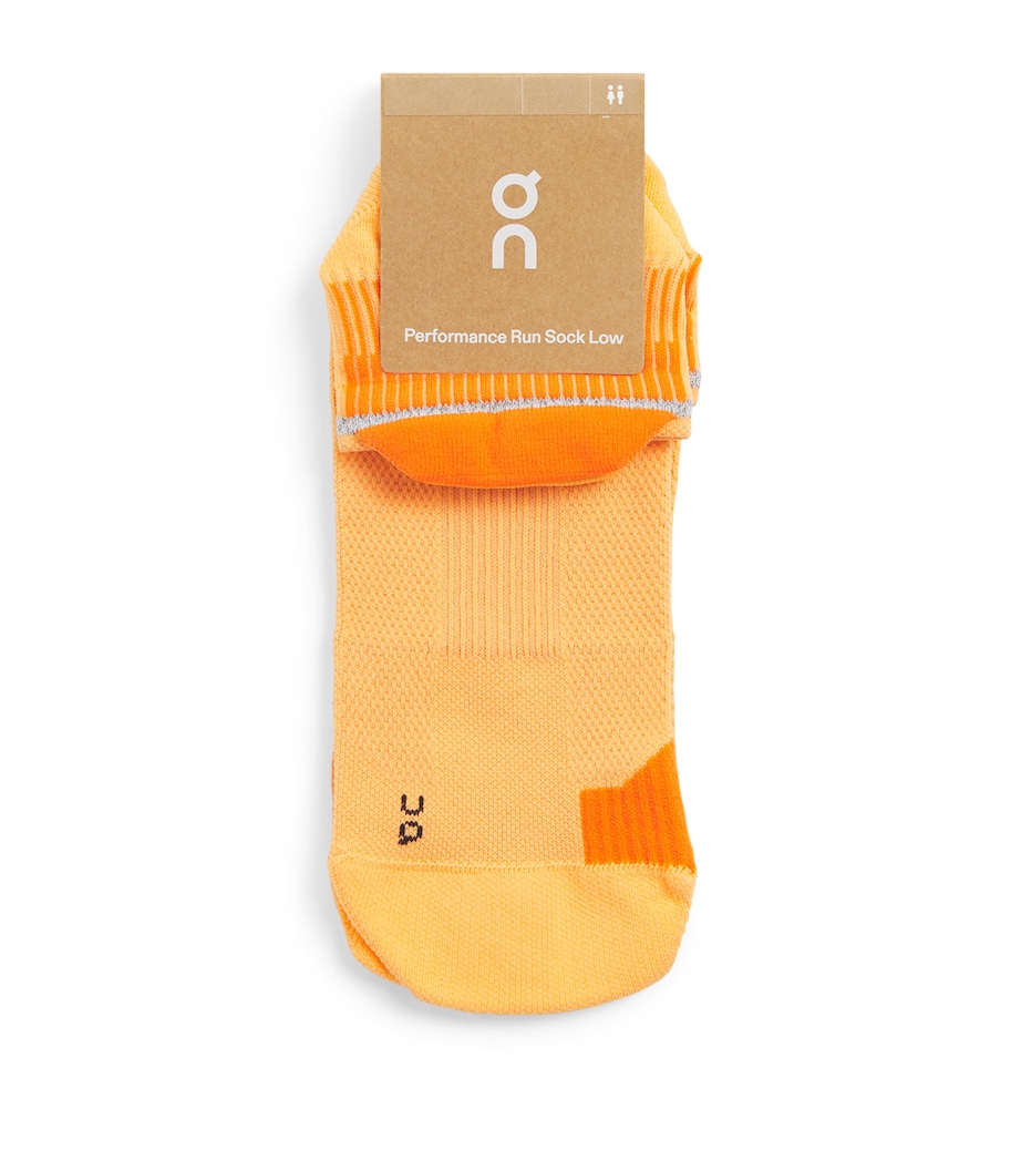 Performance Run Low Socks TANGERINE | FLAME Image 1