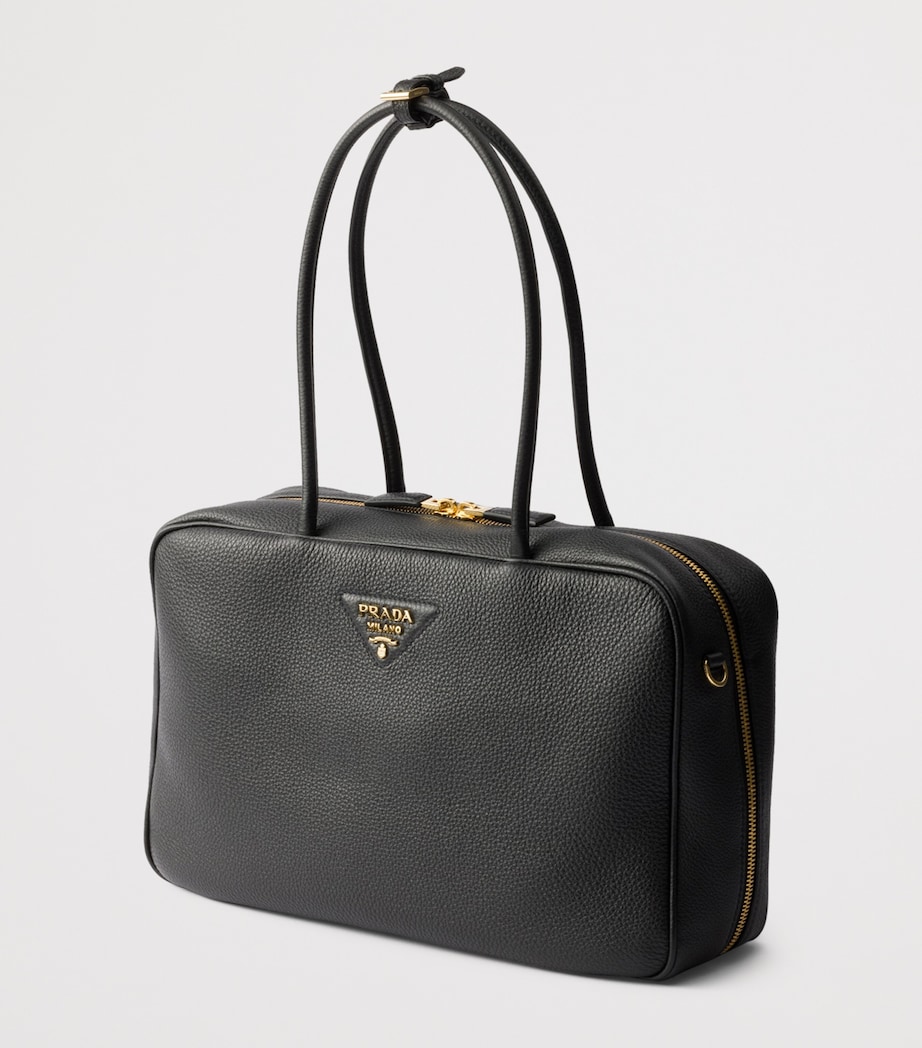 Large Leather Top-Handle Bag F0632 Image 2