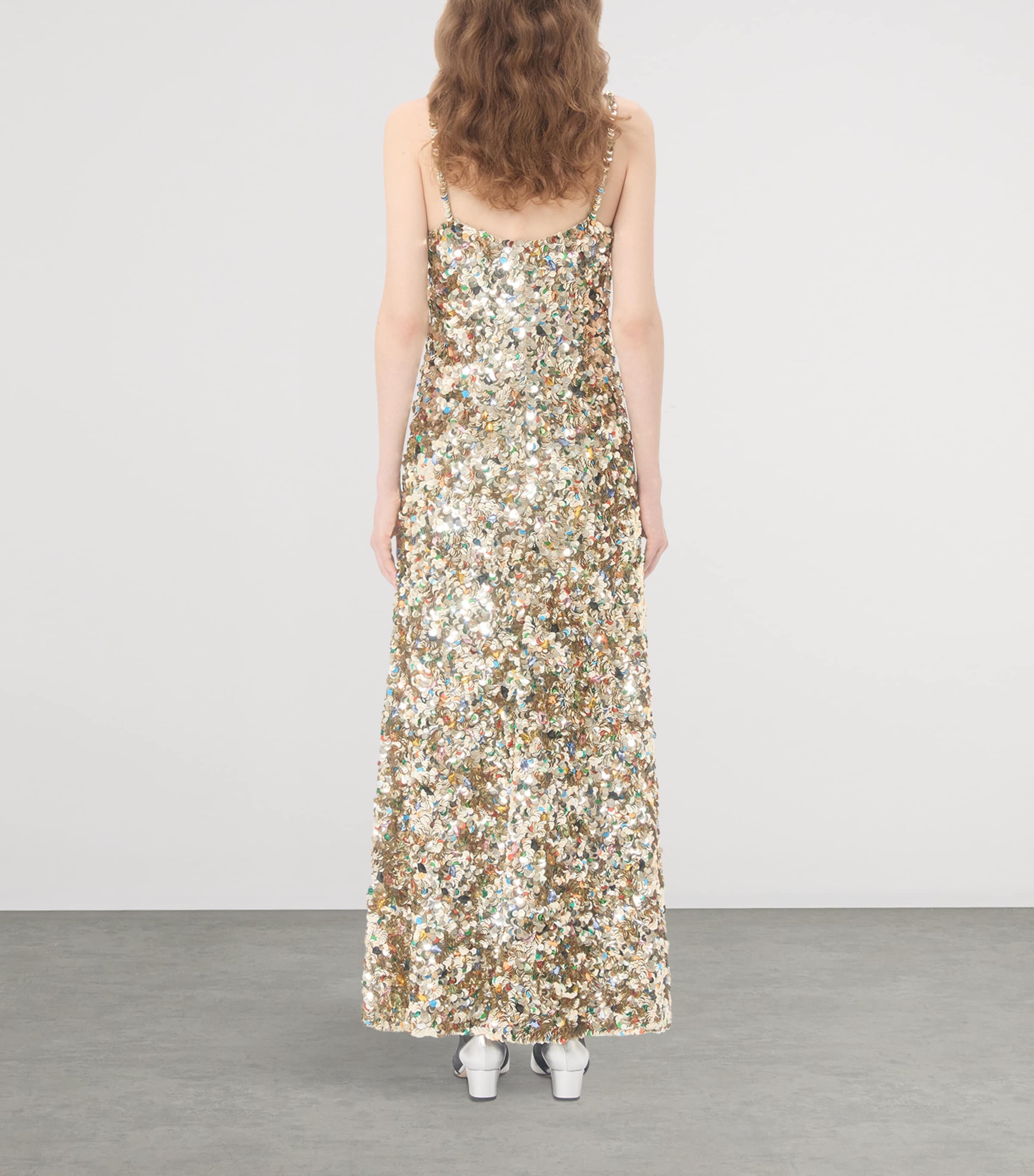 Valentino Womens Embellished Maxi Dress Image 4