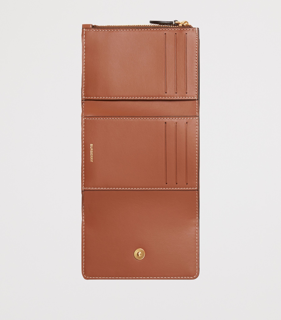 Check Folding Wallet VNTG CHK/BRIAR BROWN Image 3