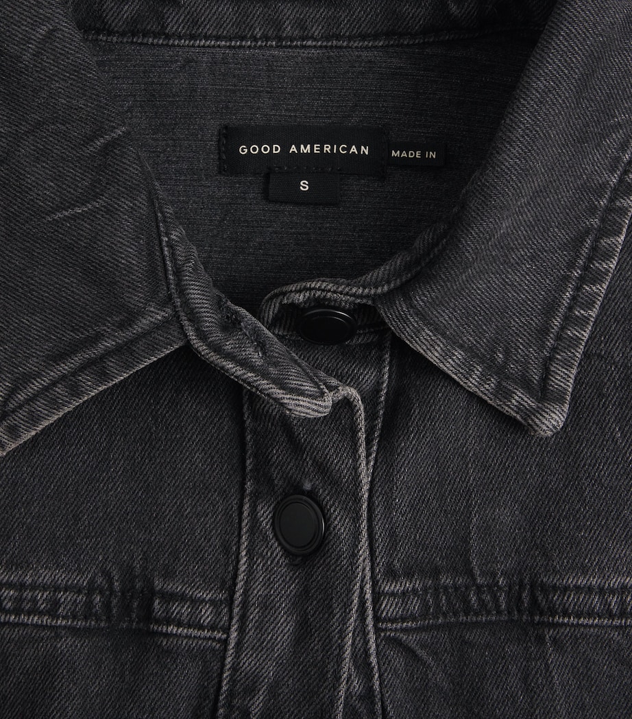 Denim Shaped Mini Dress K418 Image 5