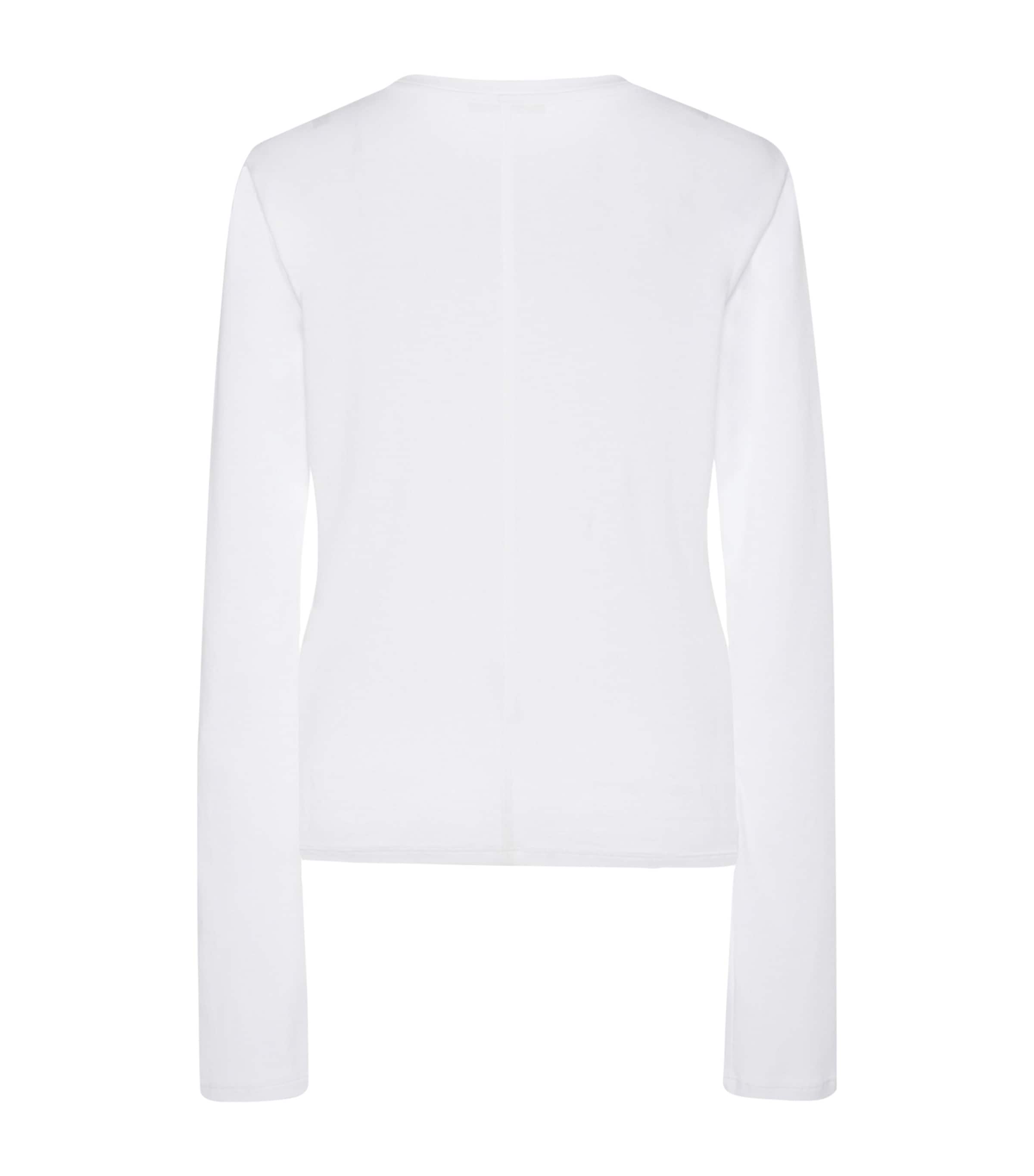 The Row White Sherman Long-Sleeve T-Shirt | Harrods UK