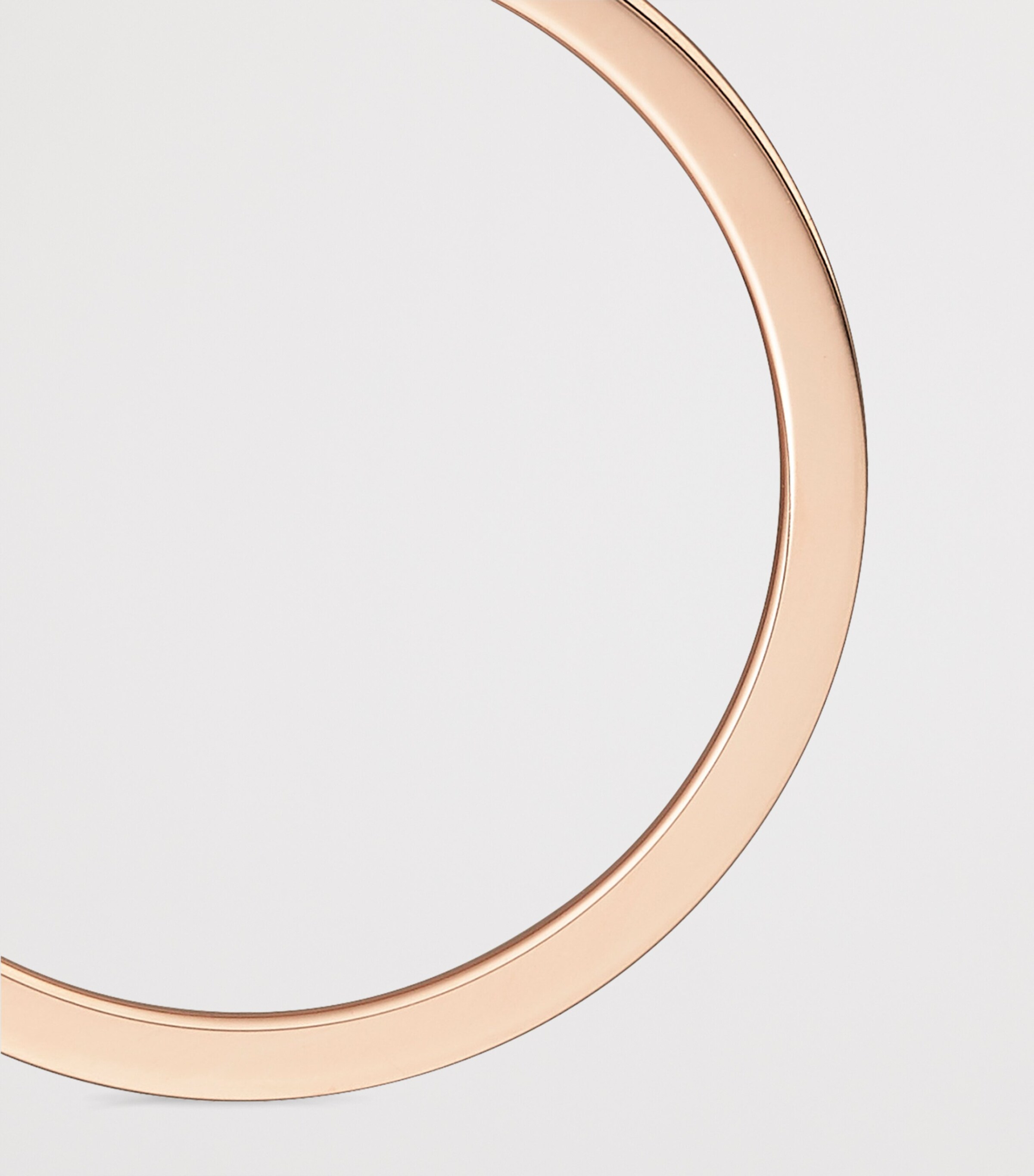 Cartier Rose Gold and Diamond C de Cartier Wedding Band (3mm) Rose Gold Image 9