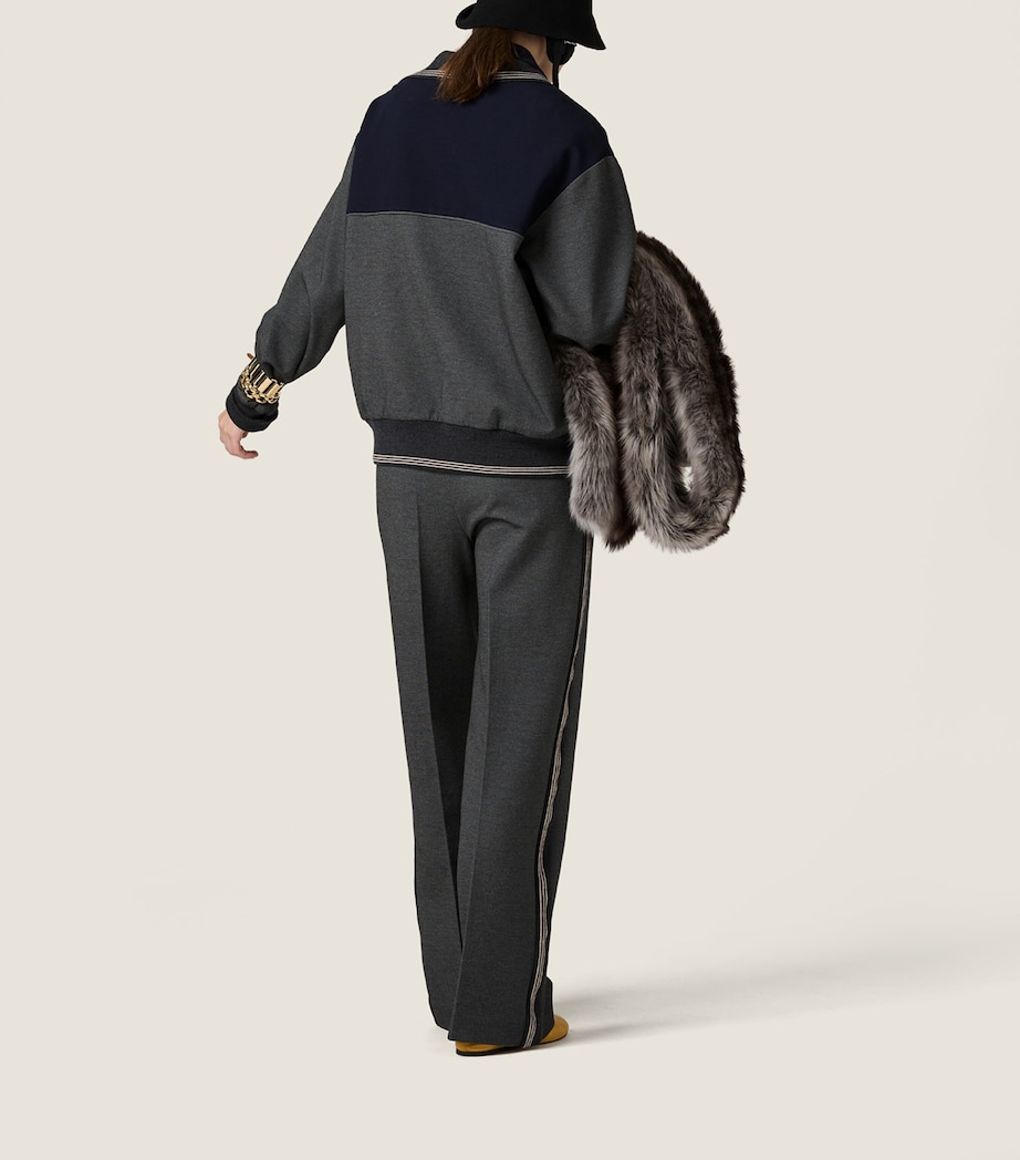 Asymmetric-Zip Polo Sweatshirt F0P8O Image 6