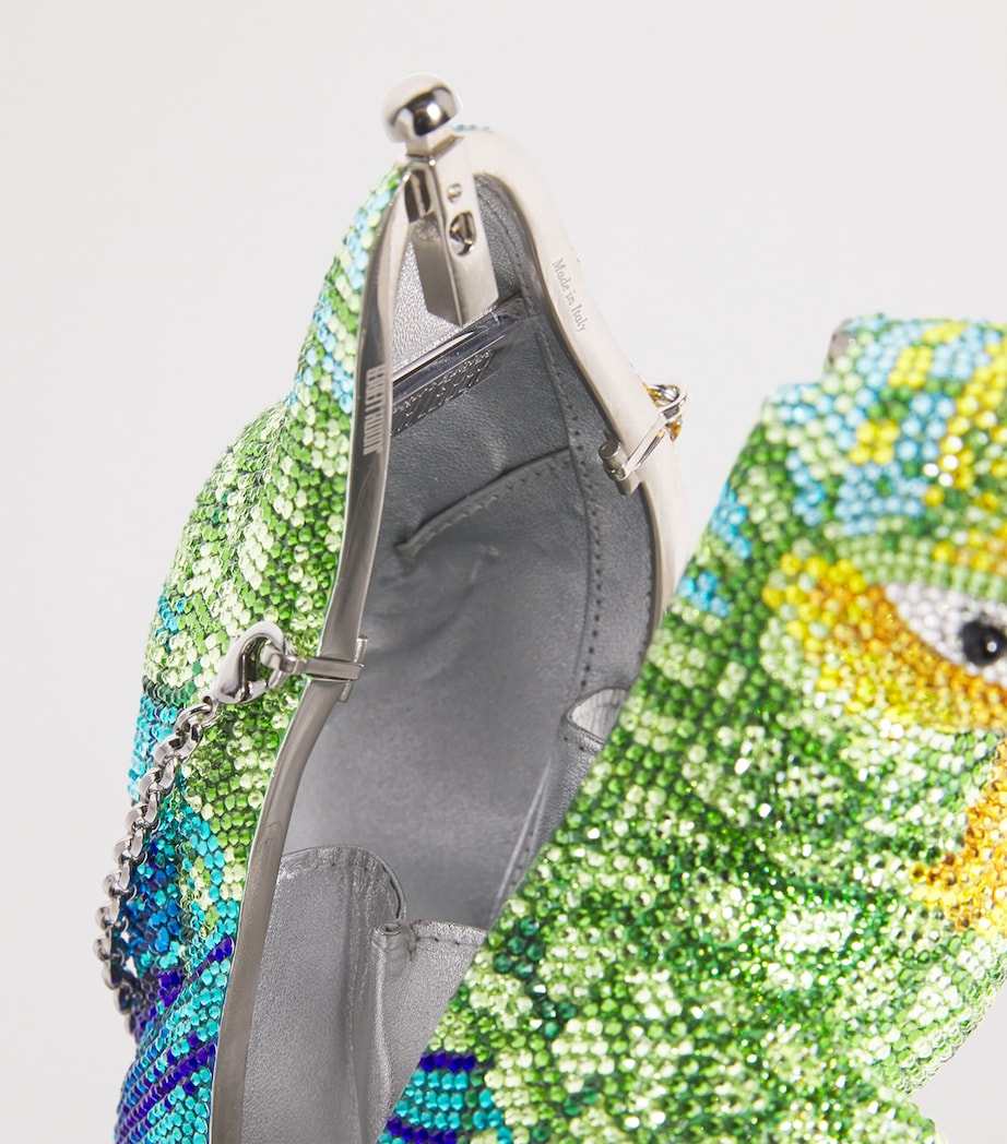 Crystal Parrot Paolo Clutch Bag SPDMT PERIDOT MULTI Image 4