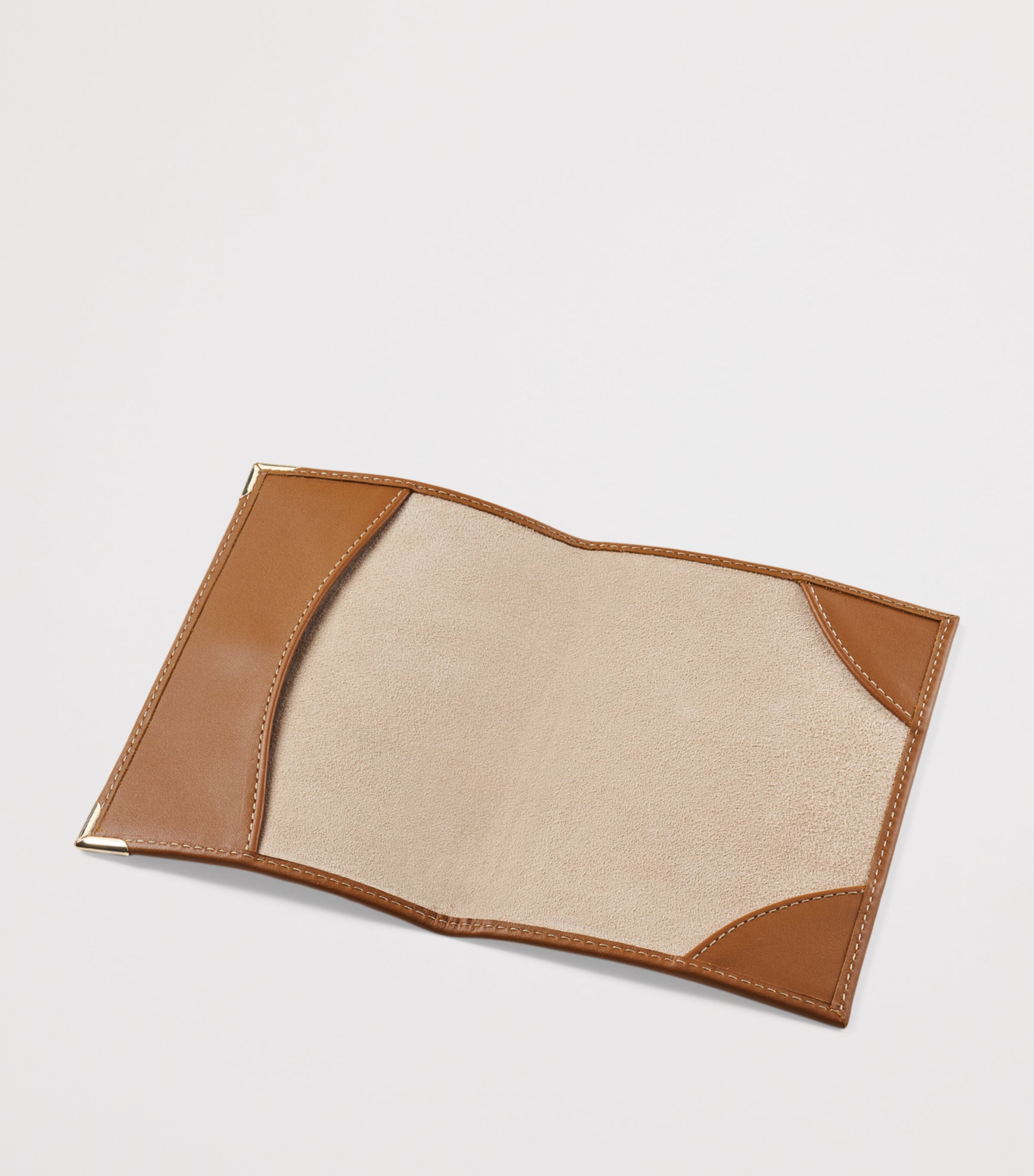 Leather Passport Cover TAN Image 3