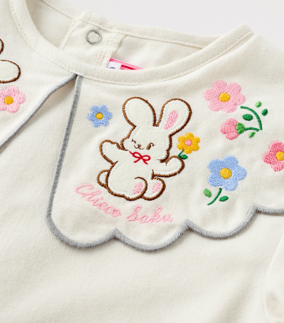 Miki House Cotton Embroidered Blouse (12 Months-5 Years) Image 4