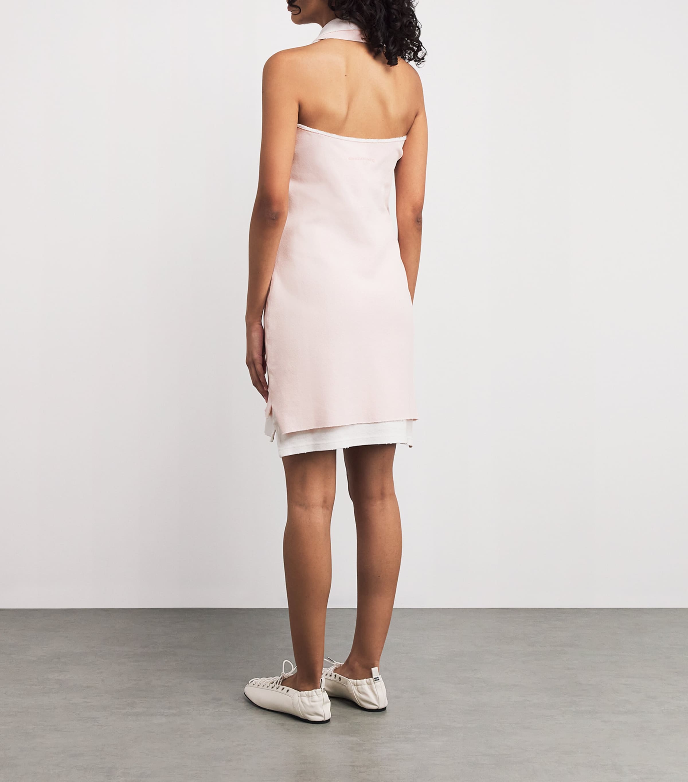 Alexander Wang Double-Layered Polo Mini Dress | Harrods US