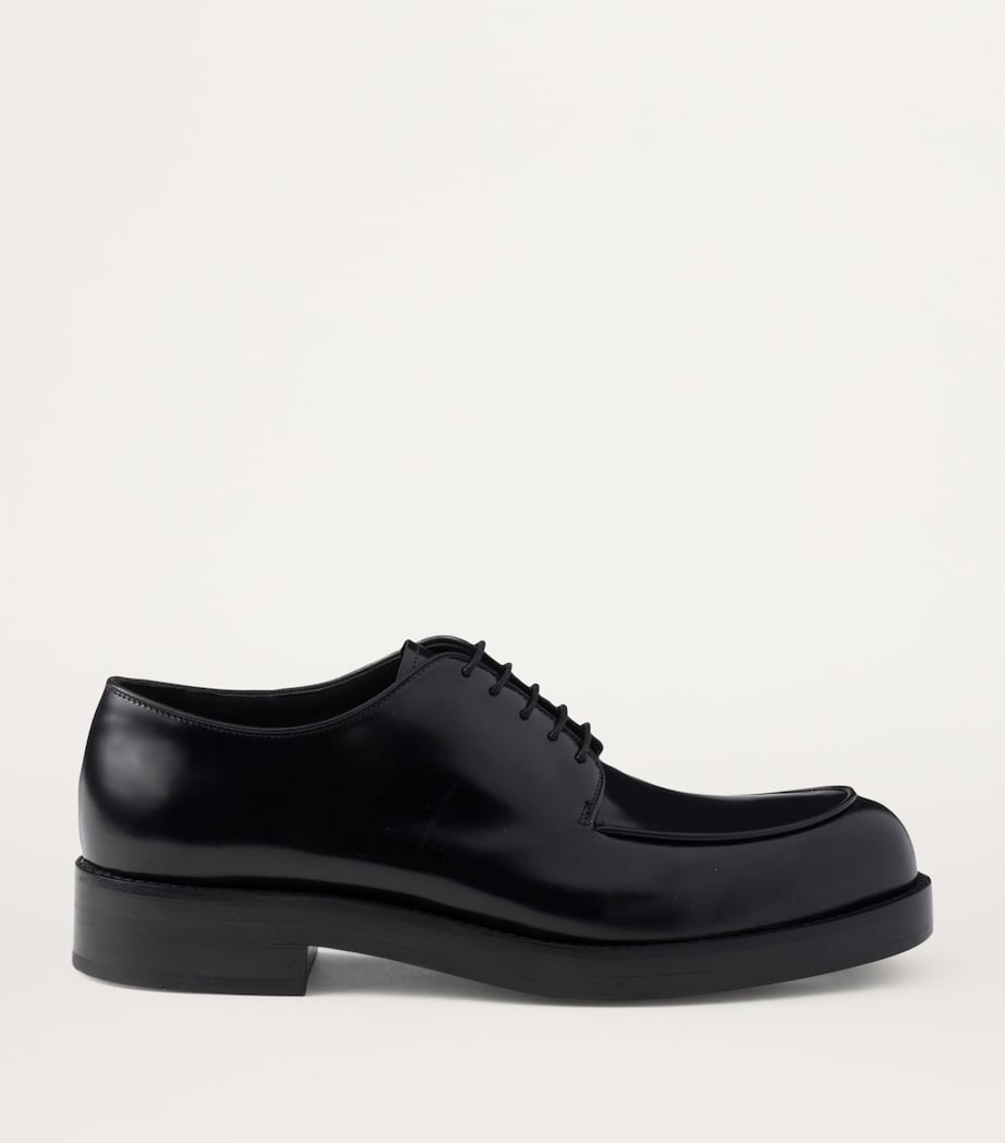 Brushed Leather Derby Shoes F0002 Image 2
