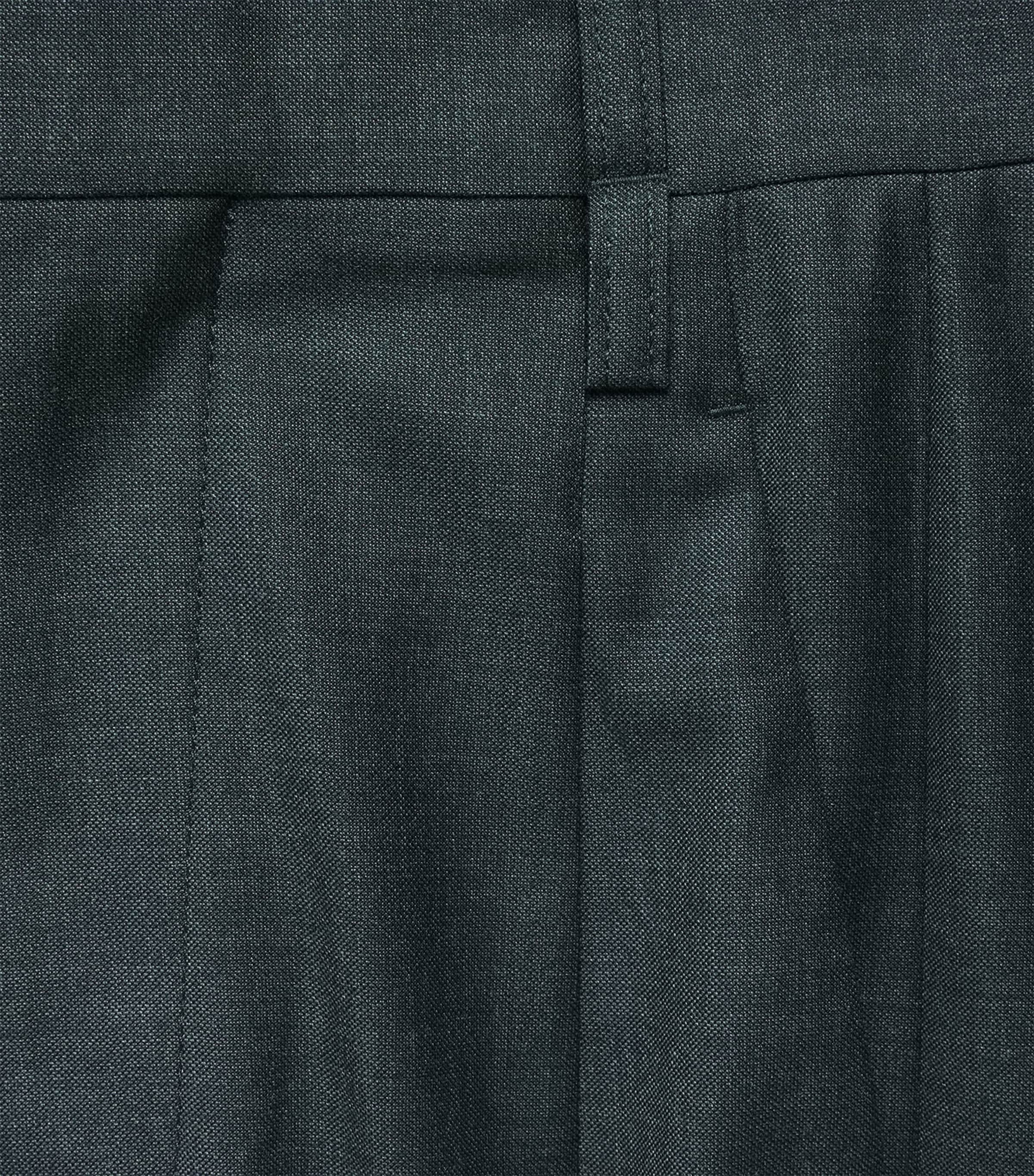 Victoria Beckham Womens Virgin Wool Ethel Trousers Green Image 6