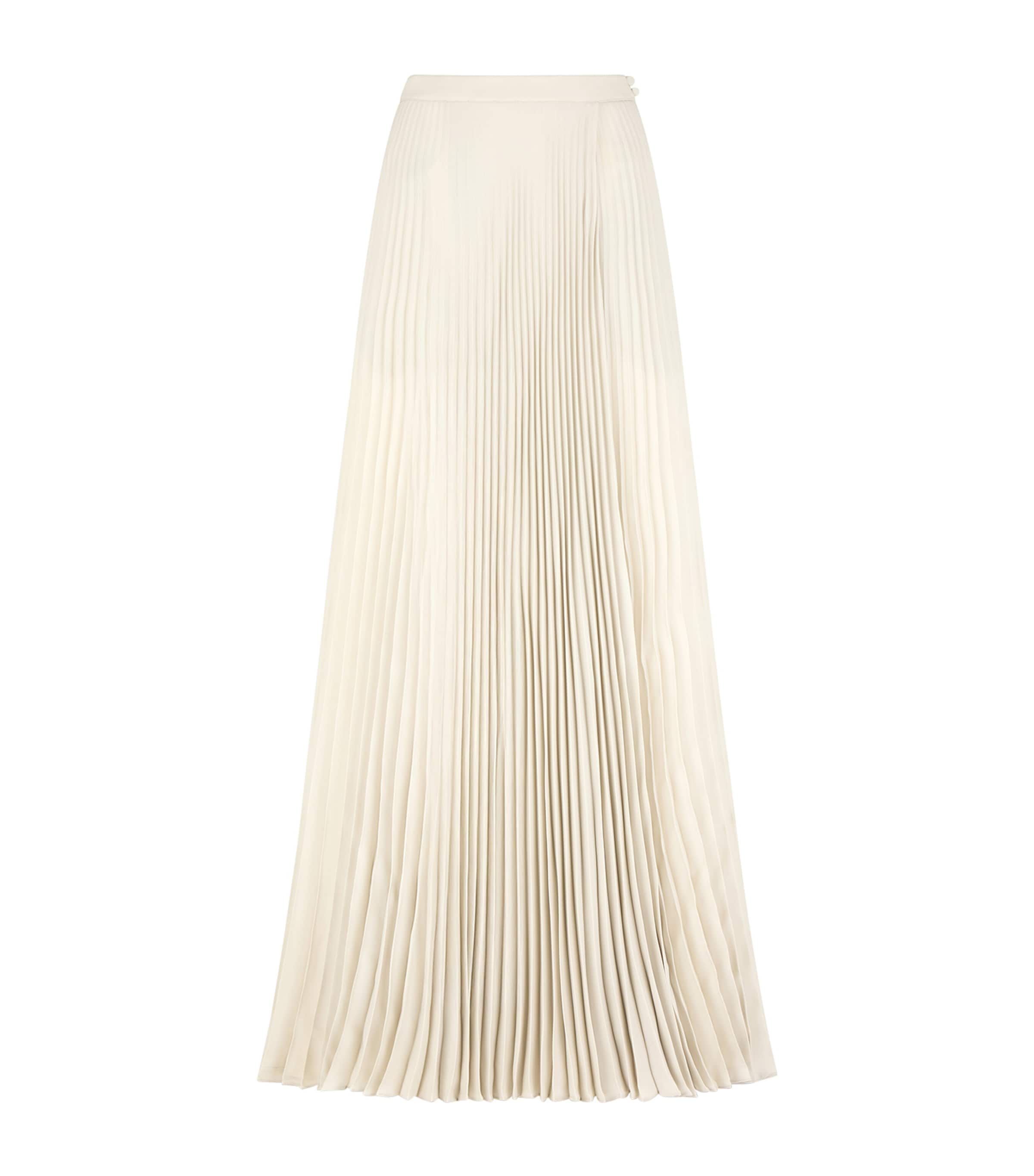 TOM FORD Womens Pleated Wrap Maxi Skirt Tca Image 1