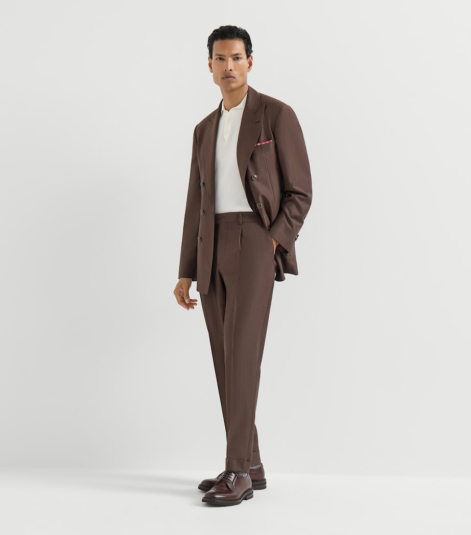 Brunello Cucinelli Mens M29400005CO312 POLO SWEATER . Image 2