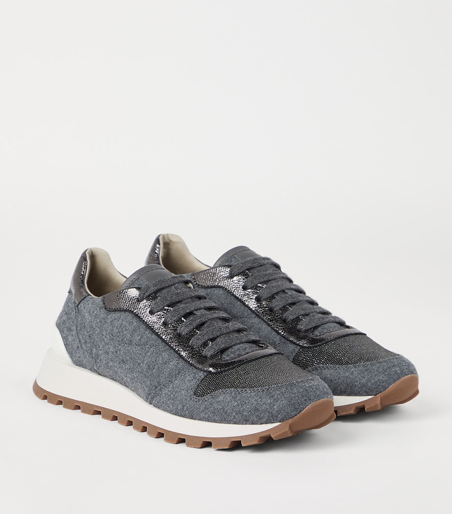 Virgin Wool Sneakers C003 Image 3