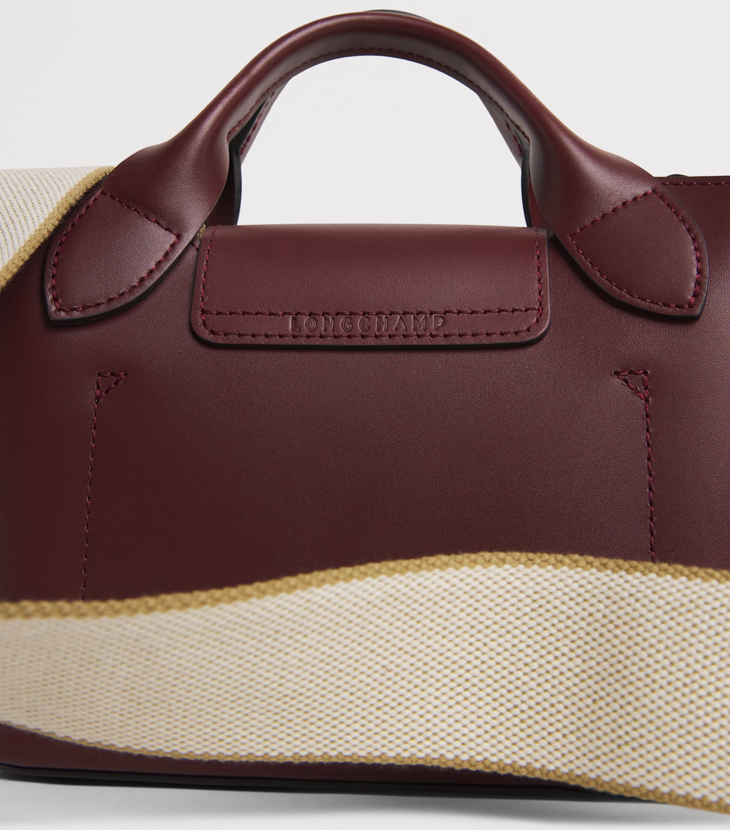 Longchamp Extra Small Leather Épure Cross-Body Bag Burgundy Image 6