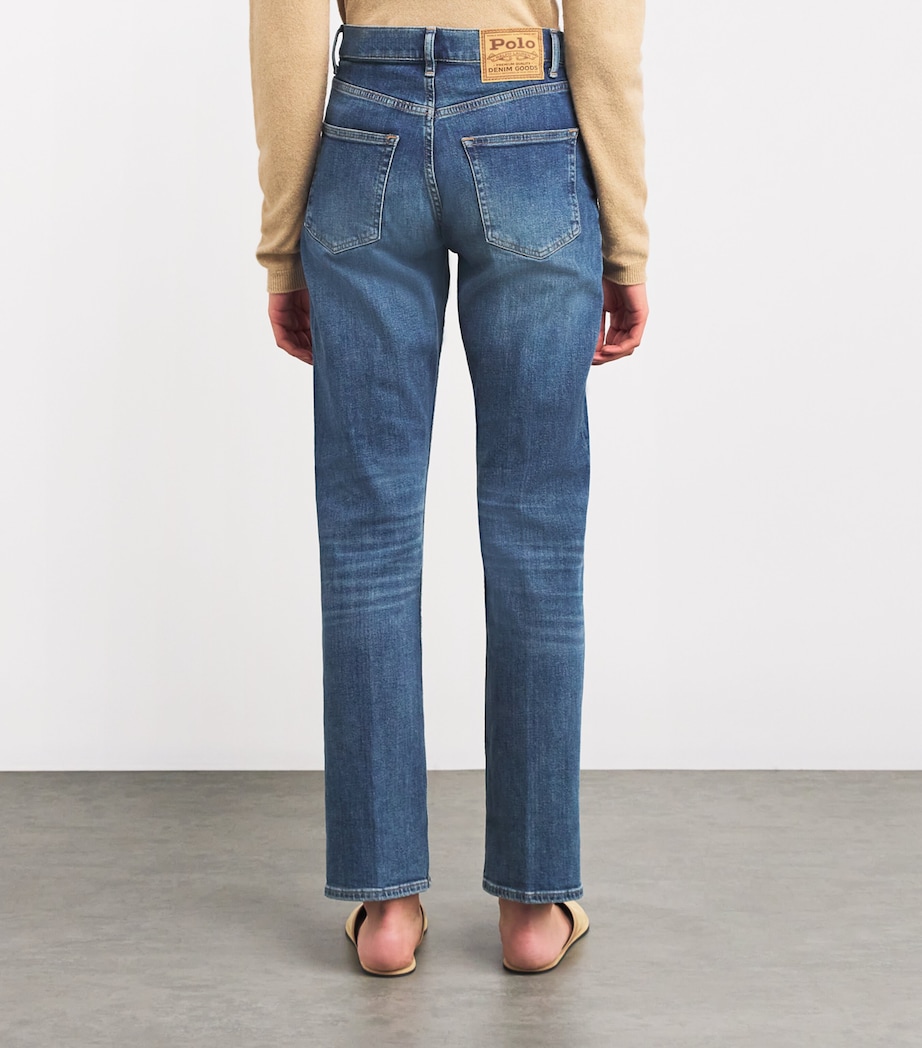 High-Rise Straight Jeans TELESTO WASH Image 4