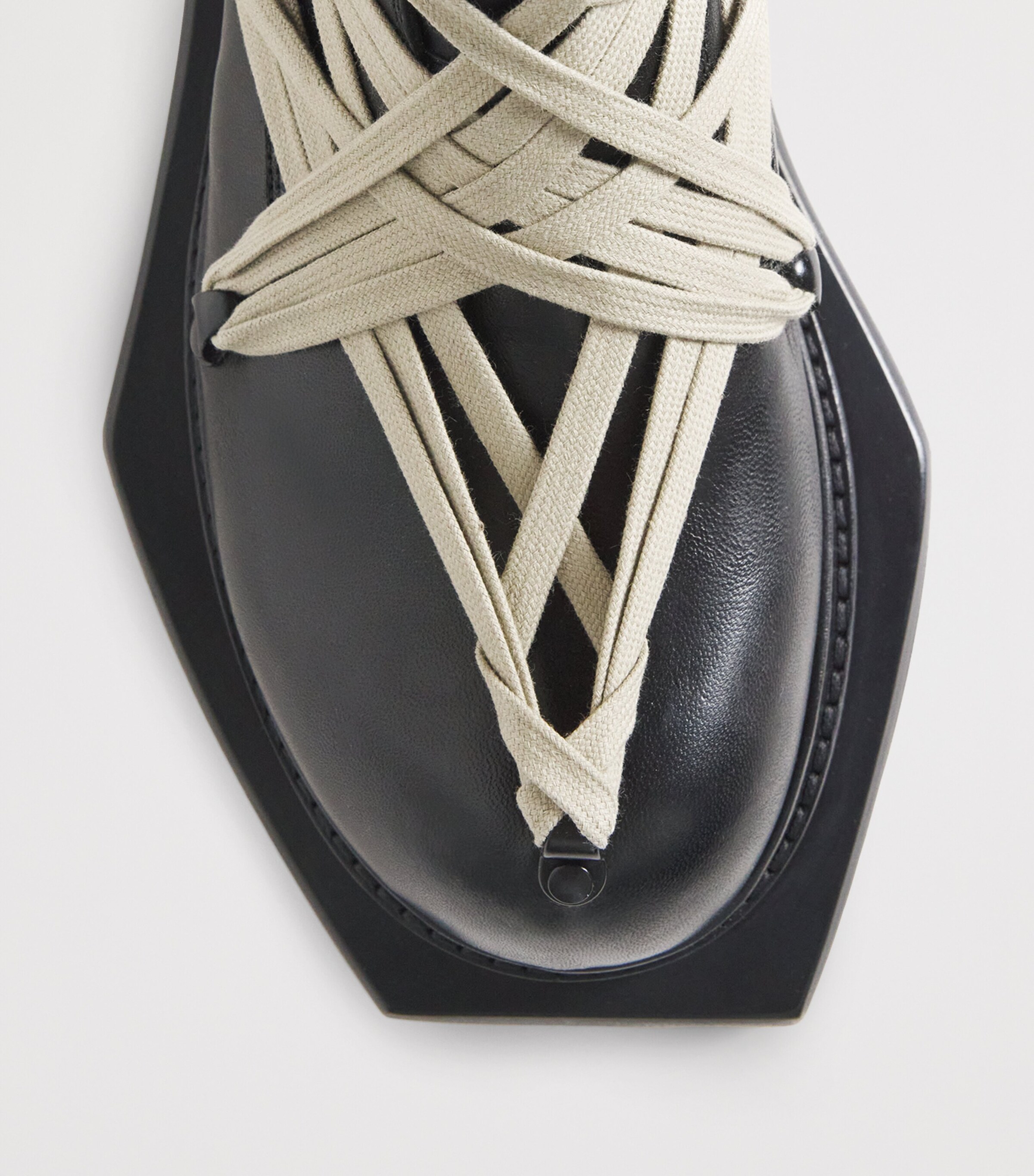 Rick Owens Black Mega-Lace Turbo Cyclops Boots | Harrods US