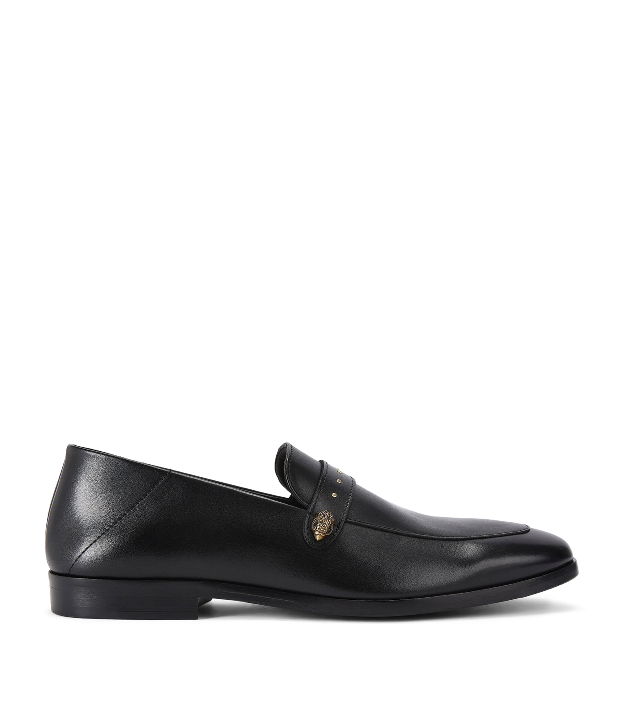 Kurt Geiger Leather Fraser Loafers In Black
