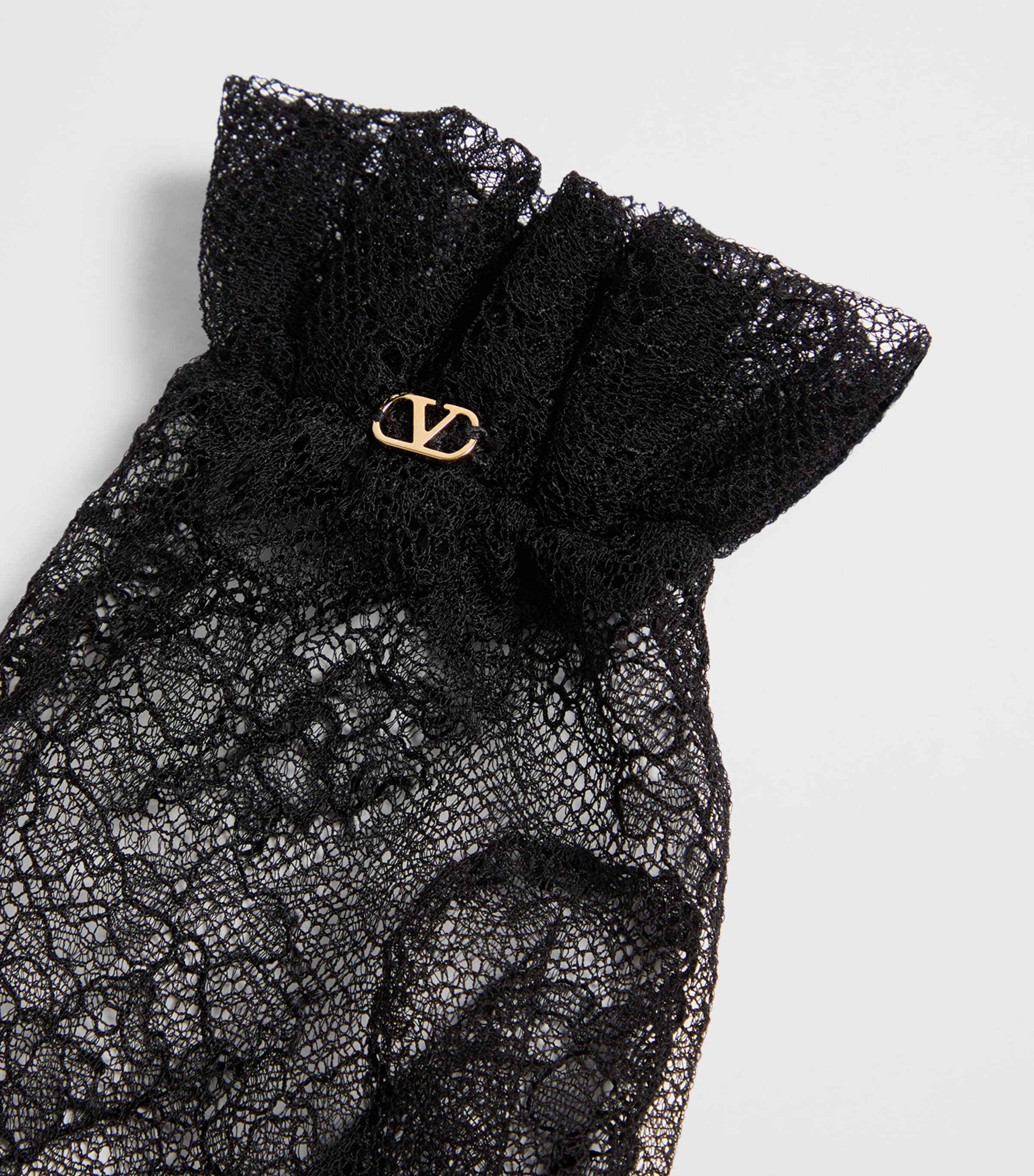 Valentino Garavani Lace VLogo Signature Gloves | Harrods US