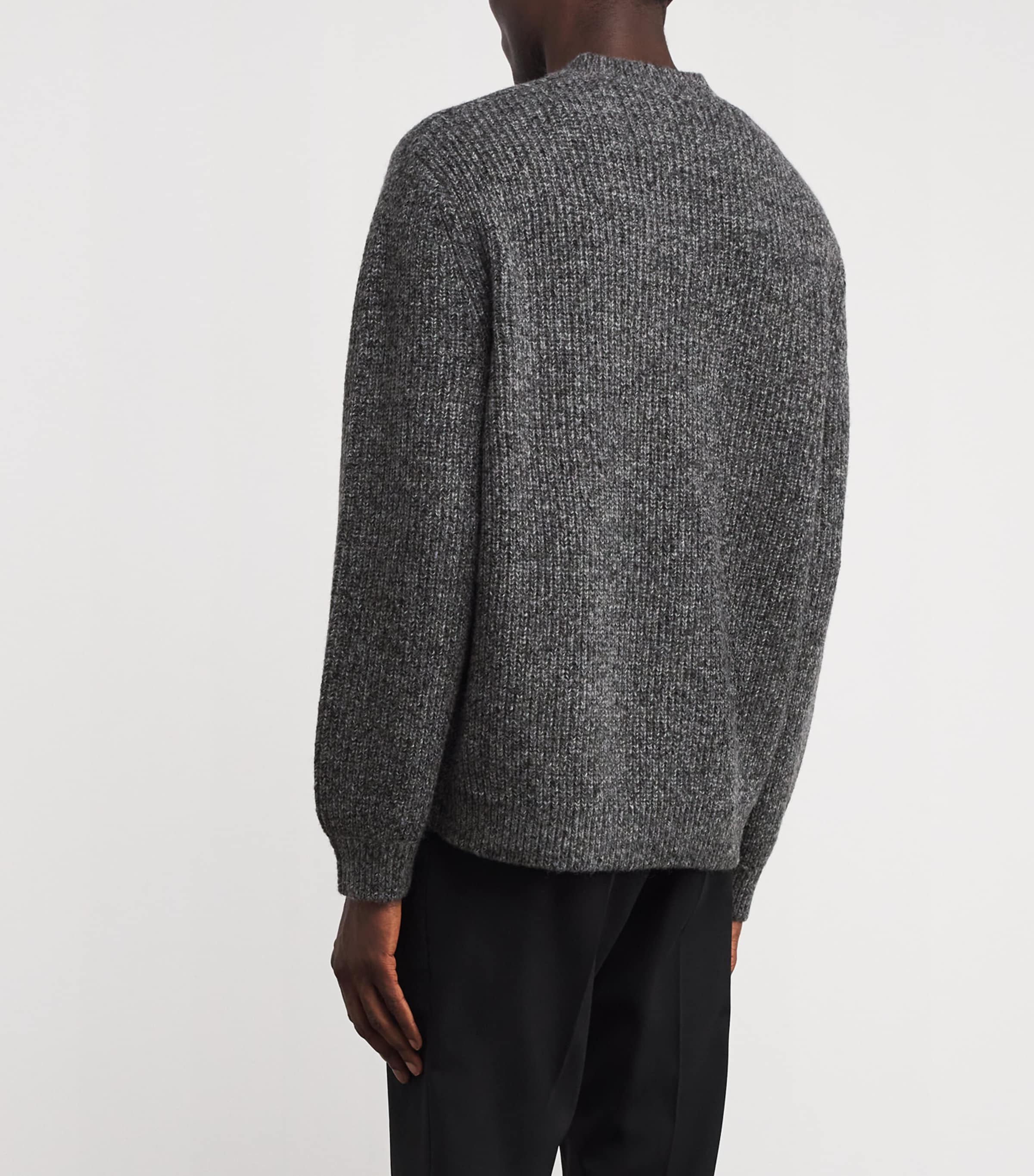 Wool-Blend Vitor Sweater DARK GREY MELANGE Image 4