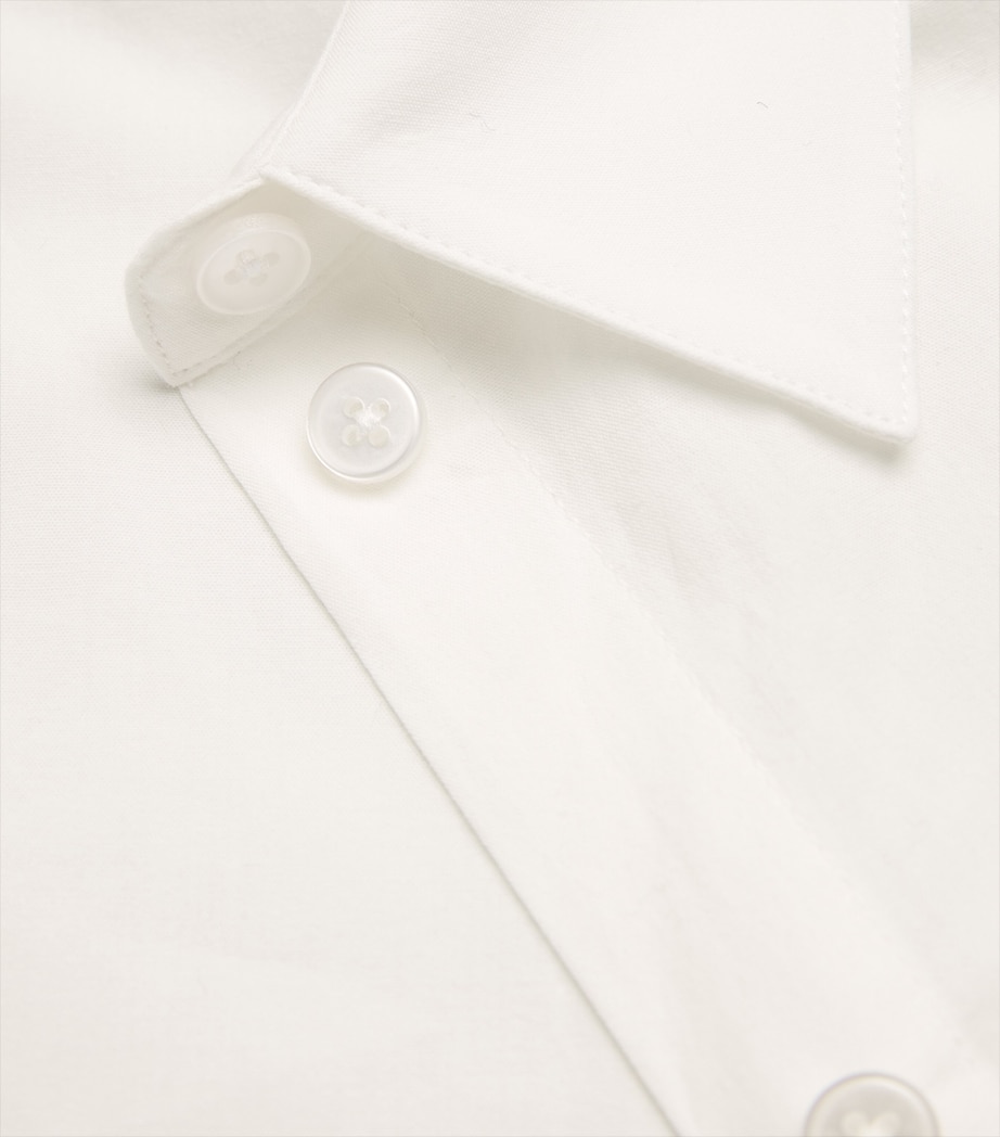 Cotton Travel Layering Shirt WHITE Image 5