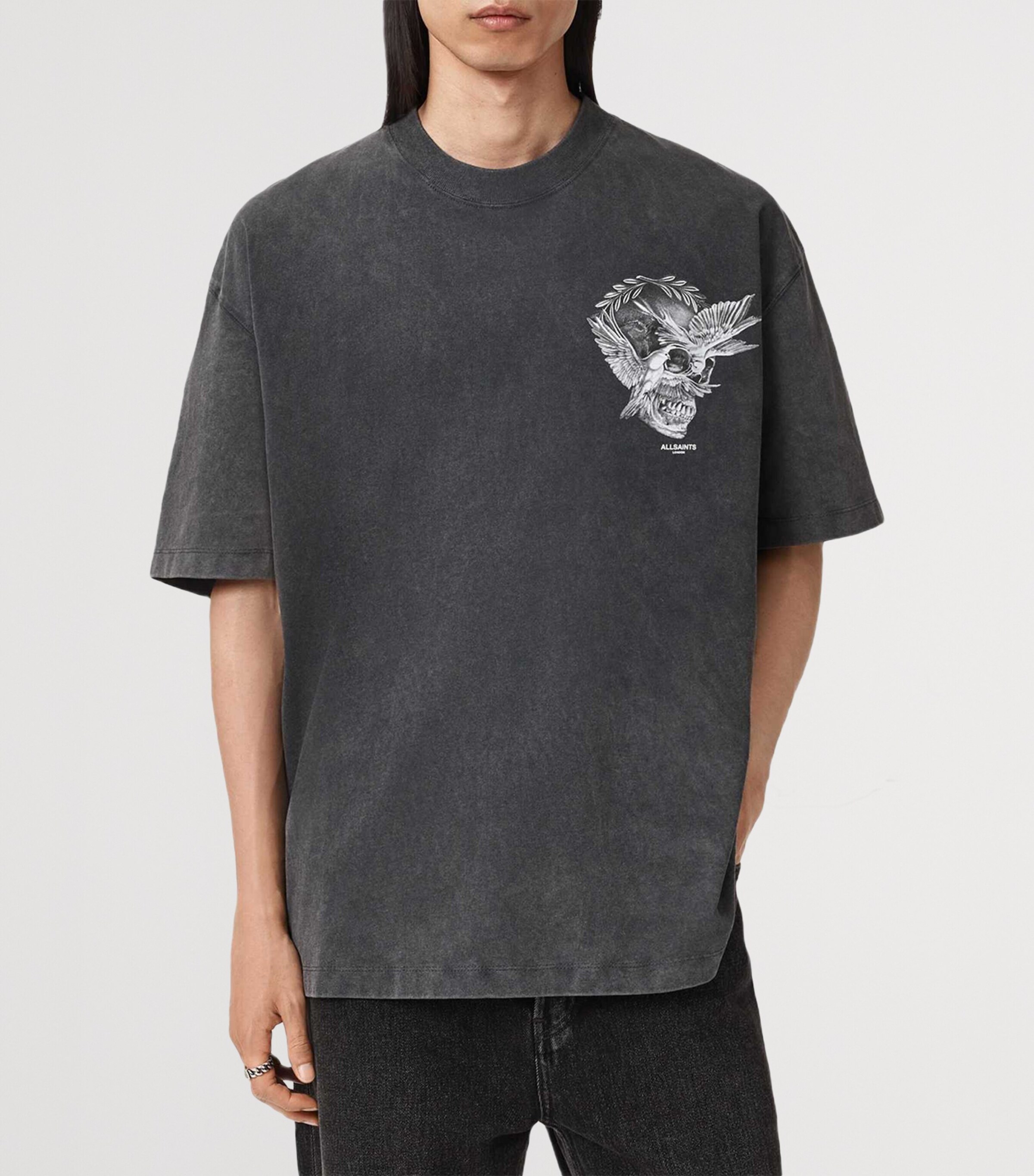 Organic Cotton Mysteries T-Shirt WASHED BLACK Image 5