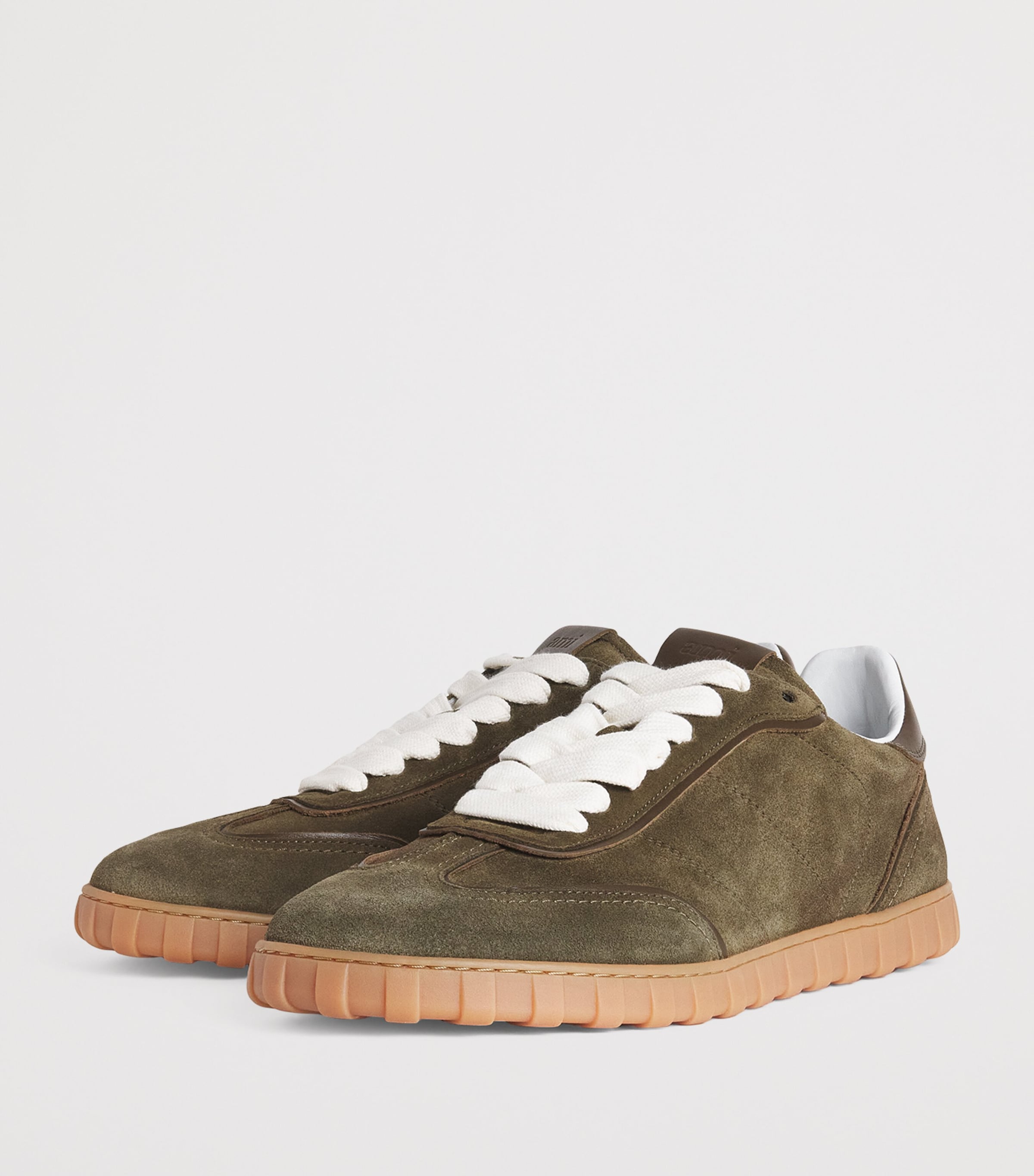 Suede Low-Top Sneakers BRONZE Image 3
