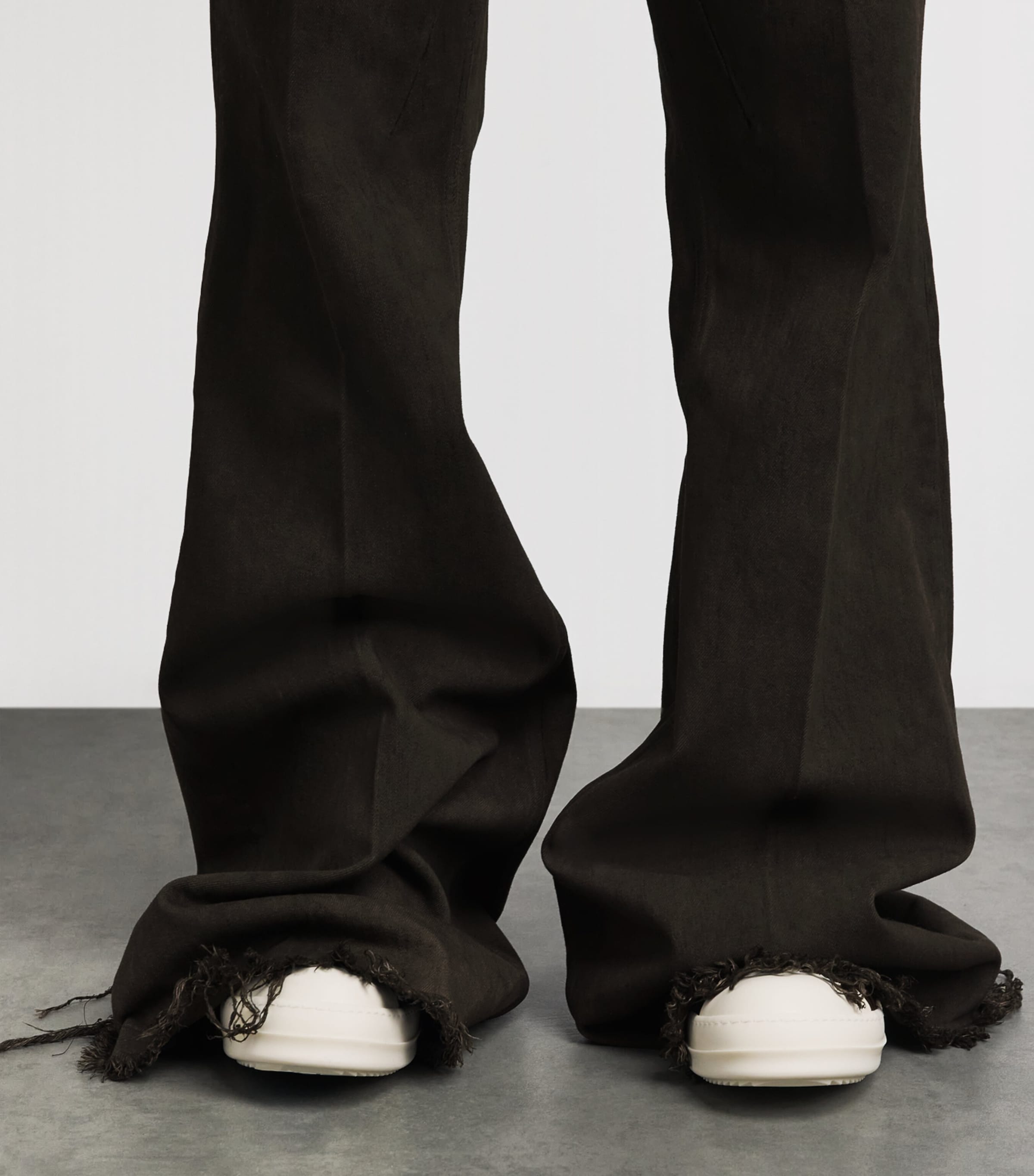 Rick Owens Mens Bolan Bootcut Jeans Dust Image 3