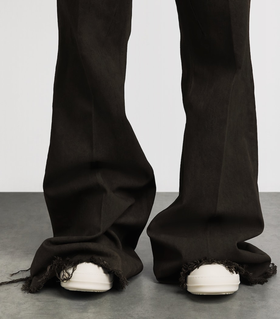 Rick Owens Mens Bolan Bootcut Jeans Dust Image 3