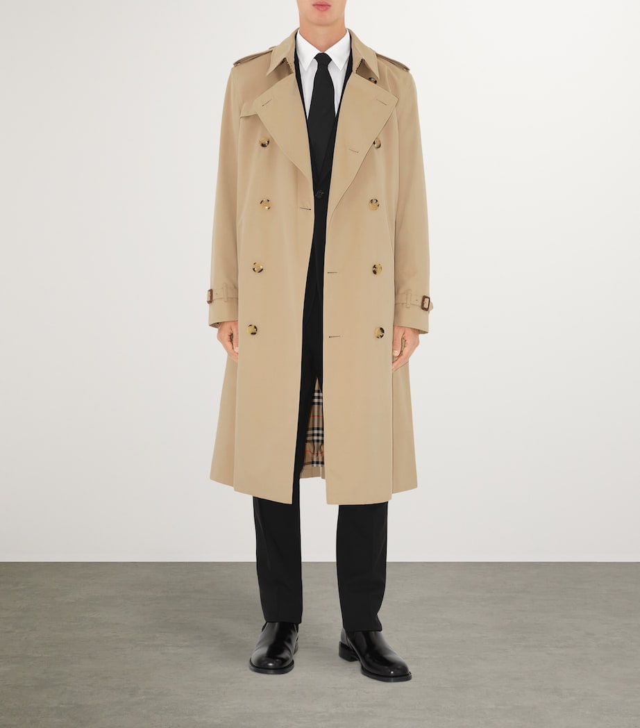 Long Kensington Heritage Trench Coat HONEY Image 5